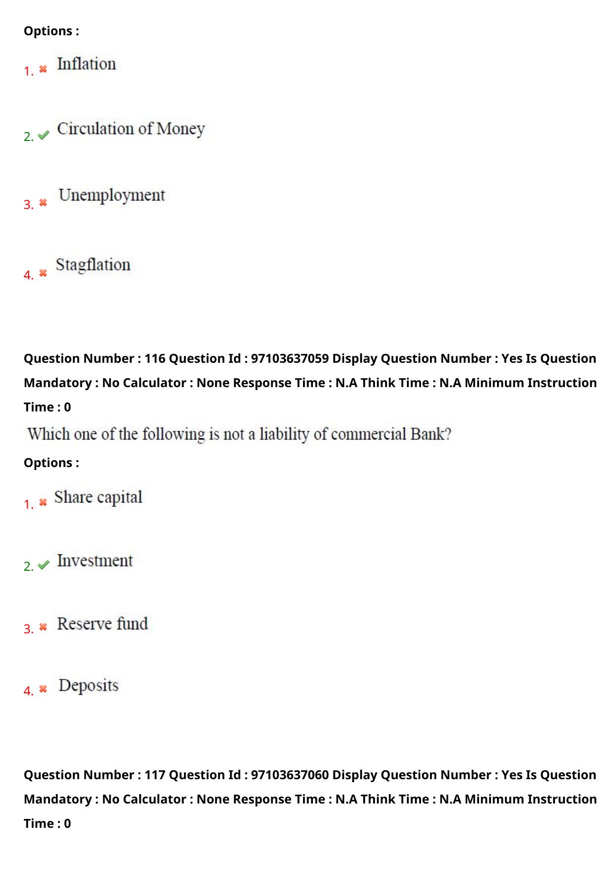 AP RCET 2024 Economics Question Paper (04-05-2024 (Saturday) Session-II) - Page 69