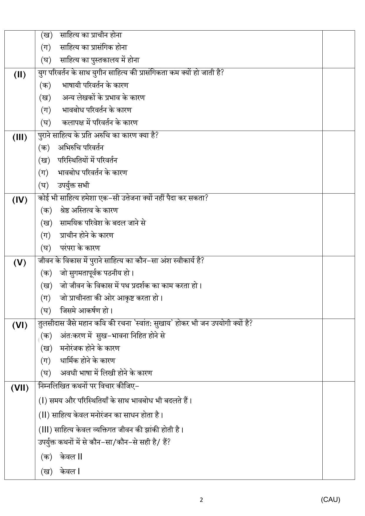 Edudel Class 11 Hindi Practice Papers-1 (2023-24) - Page 2