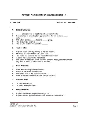 CBSE Worksheets for Class 6 Computer Science Assignment 8