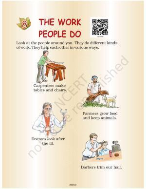 NCERT Book for Class 2 English (Raindrops):Chapter 8-The Work People Do