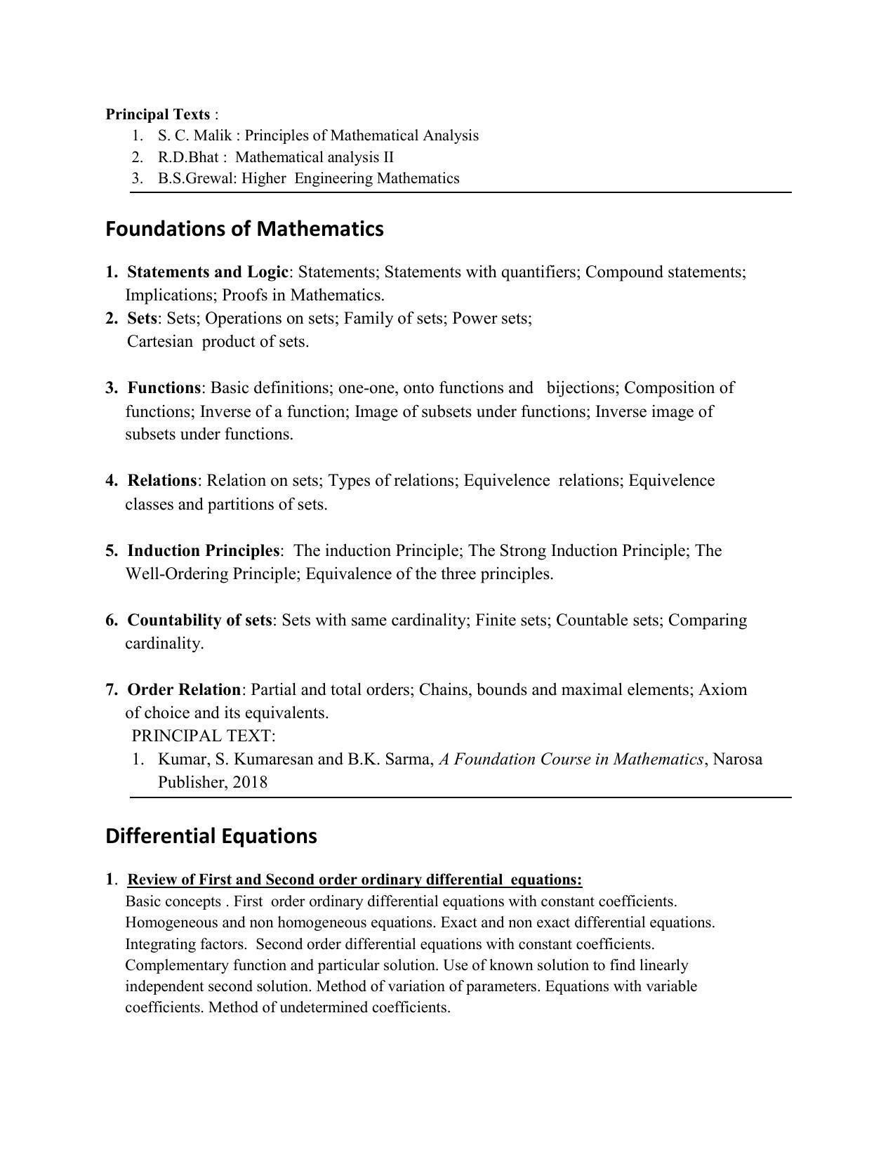 GU ART CDT Mathematics Syllabus - Page 3