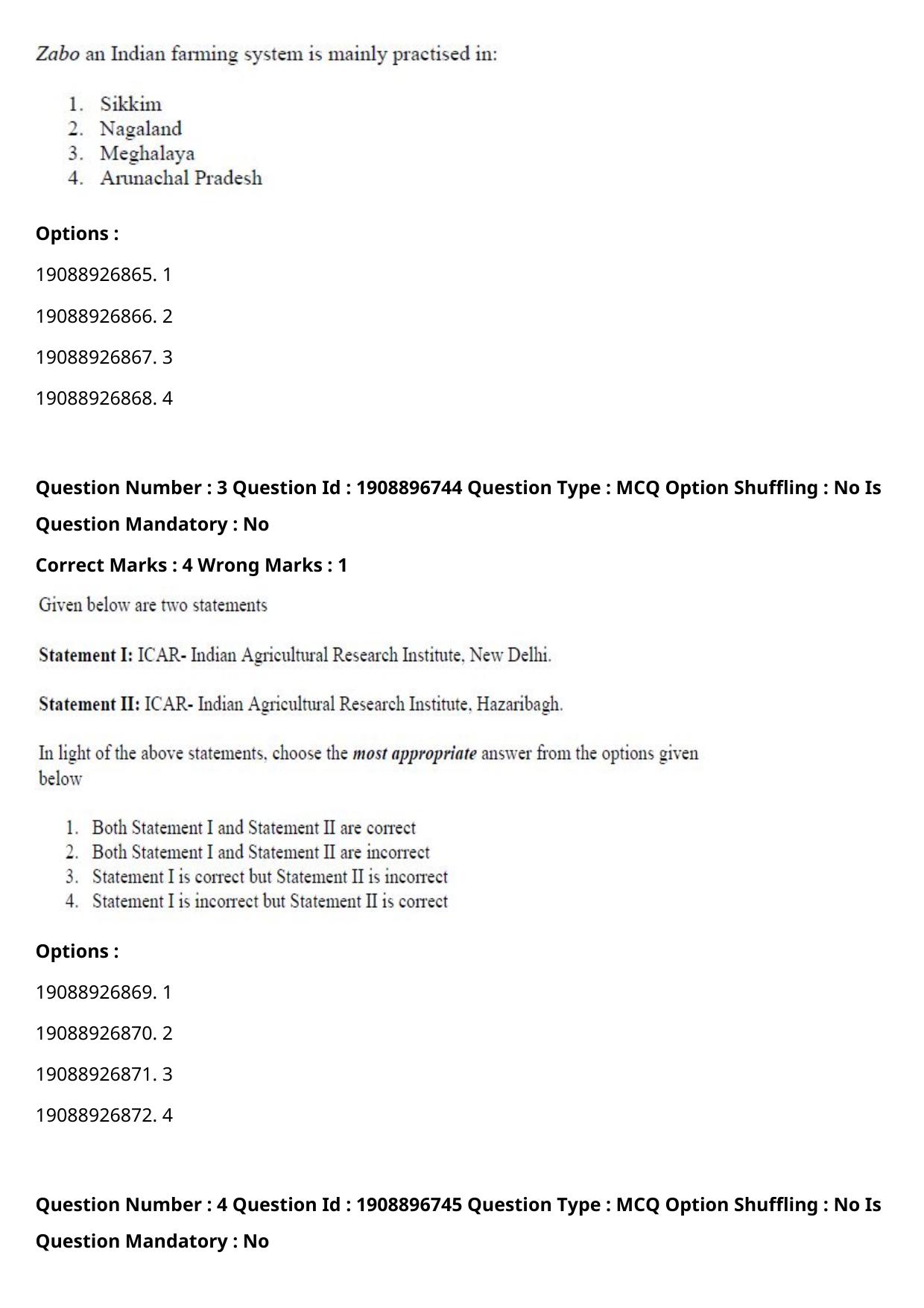 ICAR AIEEA PG 2021 ENTOMOLOGY AND NEMATOLOGY Question Paper - Page 3