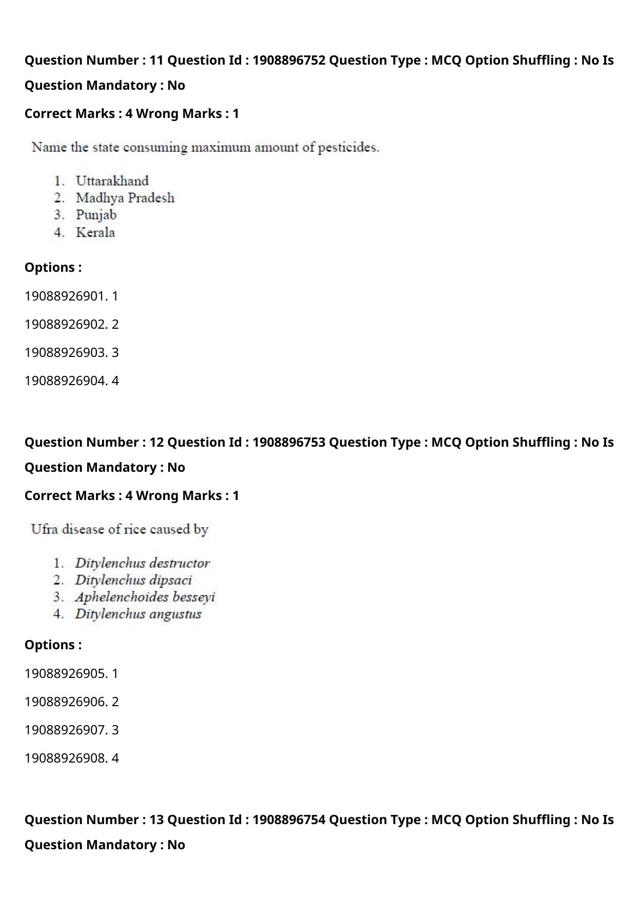 ICAR AIEEA PG 2021 ENTOMOLOGY AND NEMATOLOGY Question Paper - Page 8