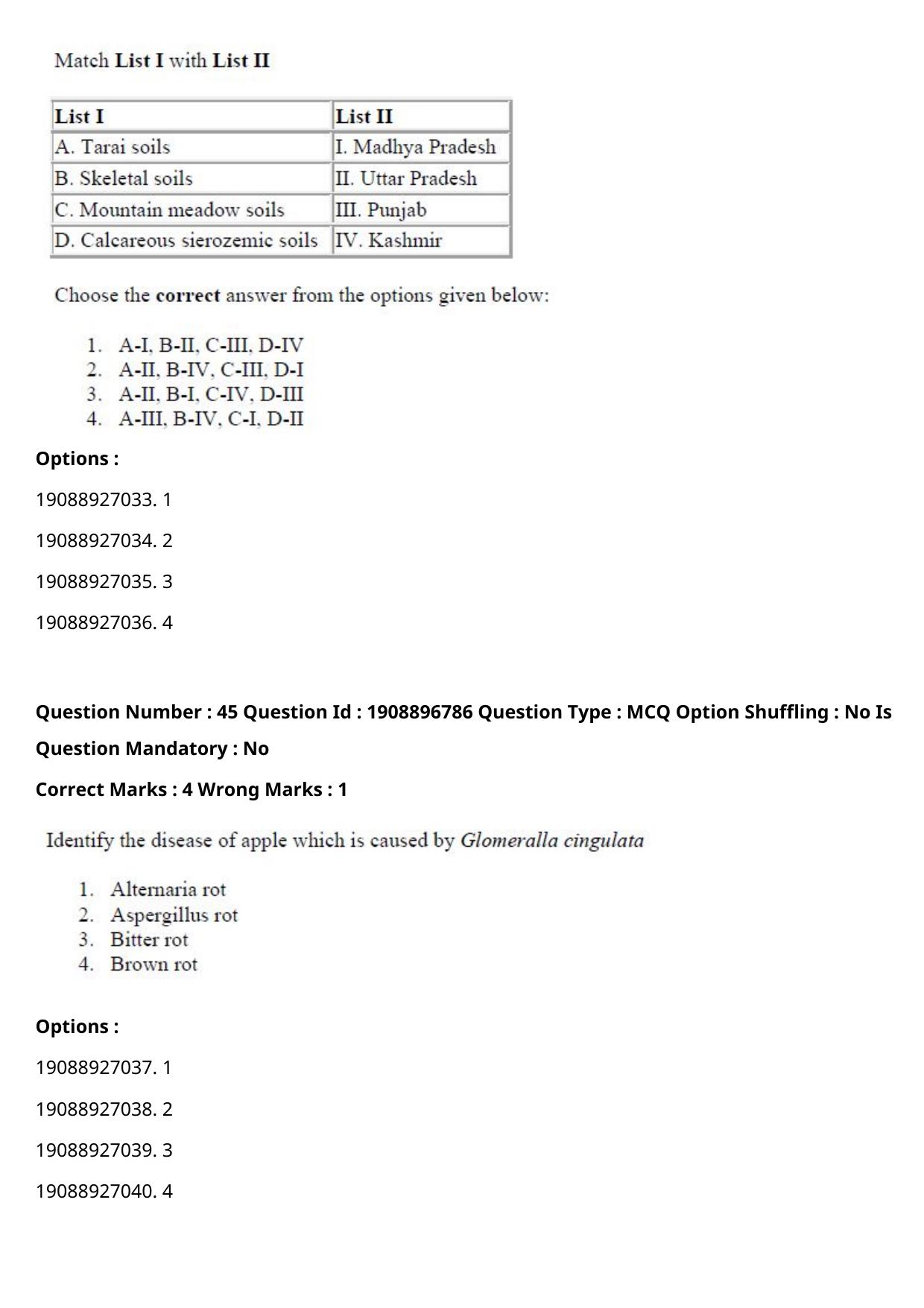 ICAR AIEEA PG 2021 ENTOMOLOGY AND NEMATOLOGY Question Paper - Page 25