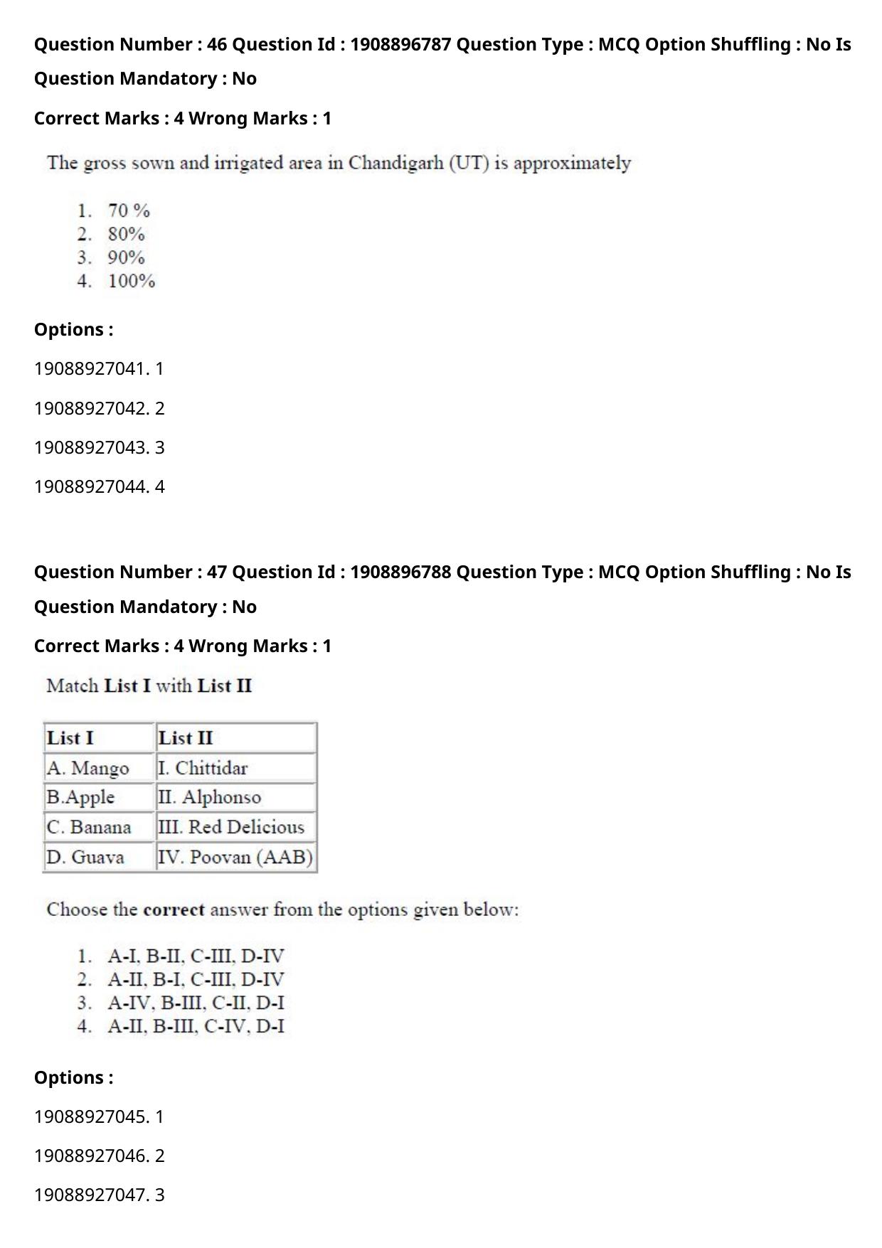 ICAR AIEEA PG 2021 ENTOMOLOGY AND NEMATOLOGY Question Paper - Page 26