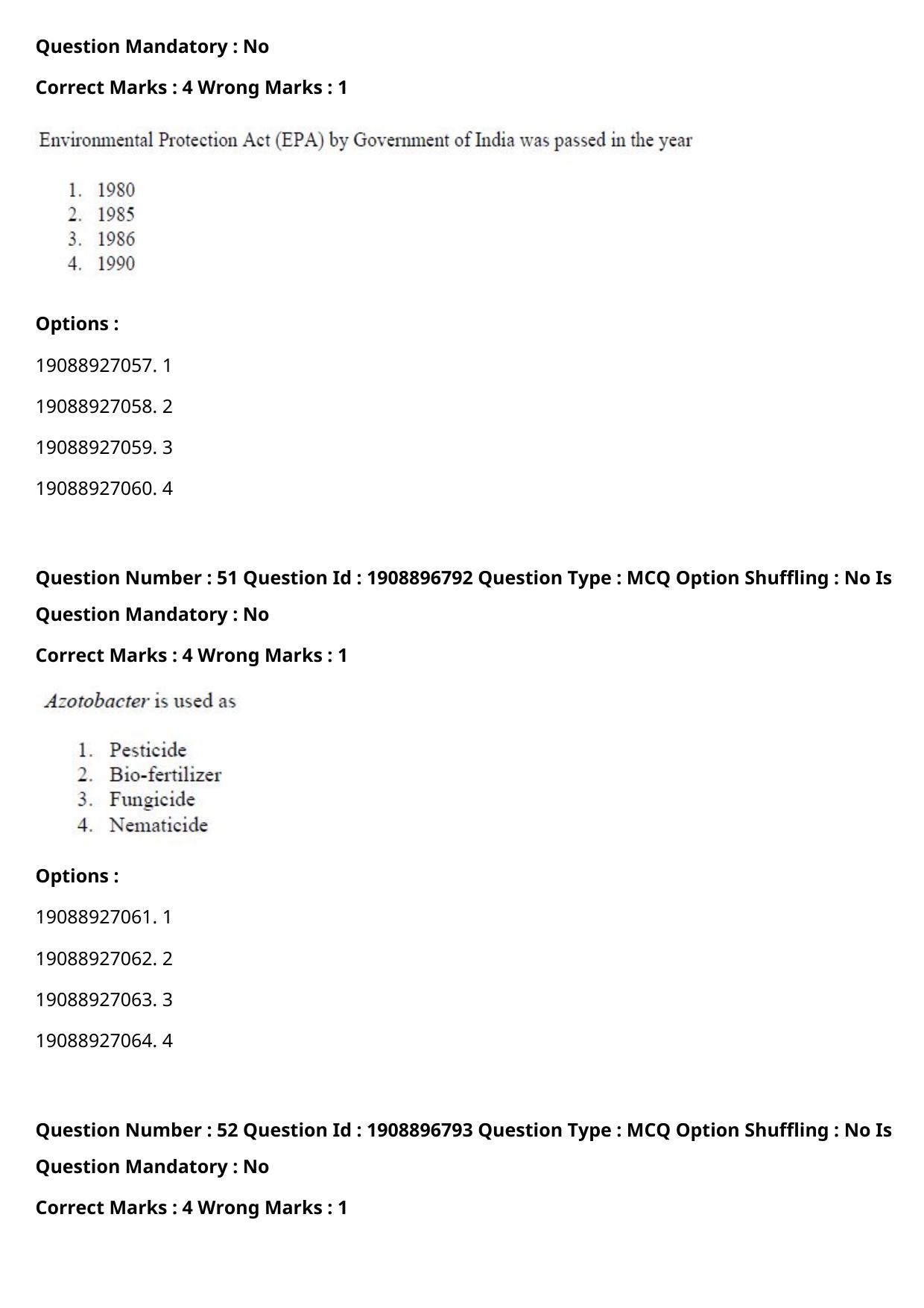 ICAR AIEEA PG 2021 ENTOMOLOGY AND NEMATOLOGY Question Paper - Page 28