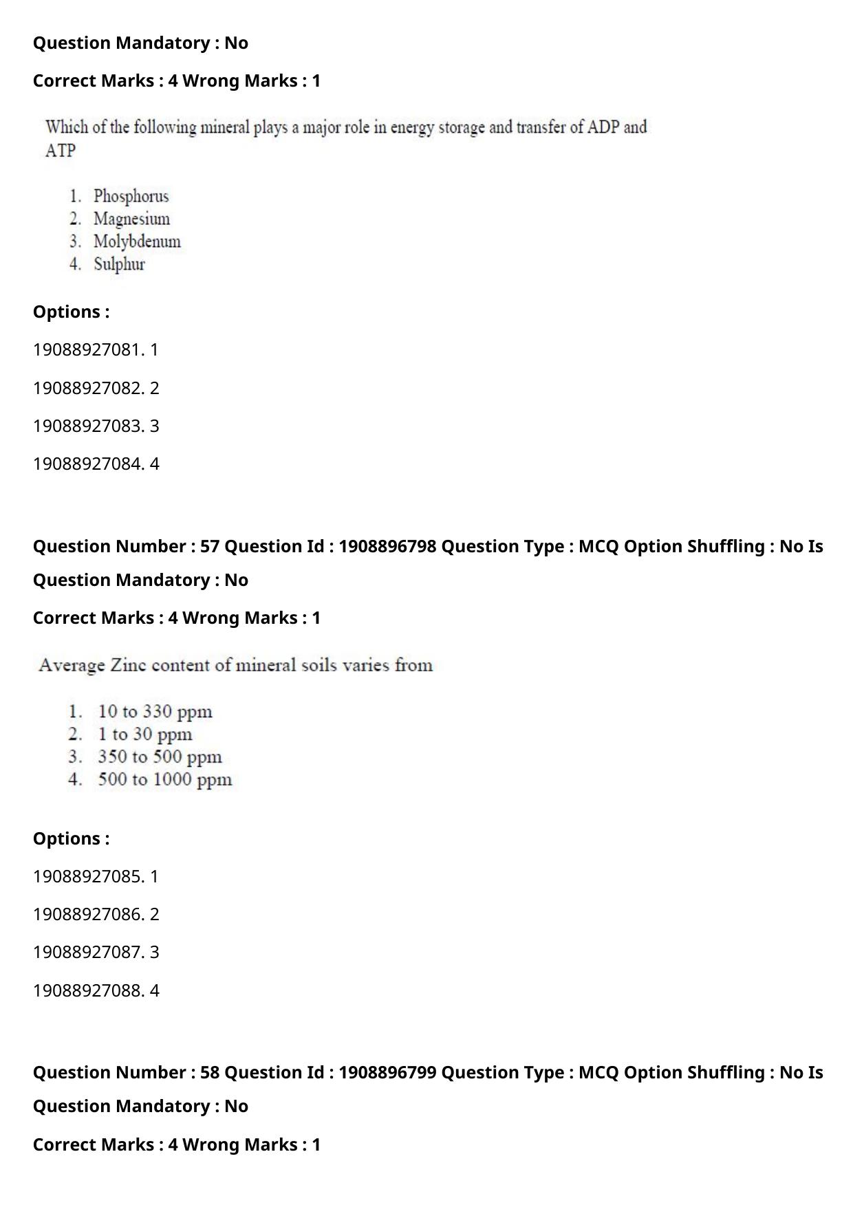 ICAR AIEEA PG 2021 ENTOMOLOGY AND NEMATOLOGY Question Paper - Page 31