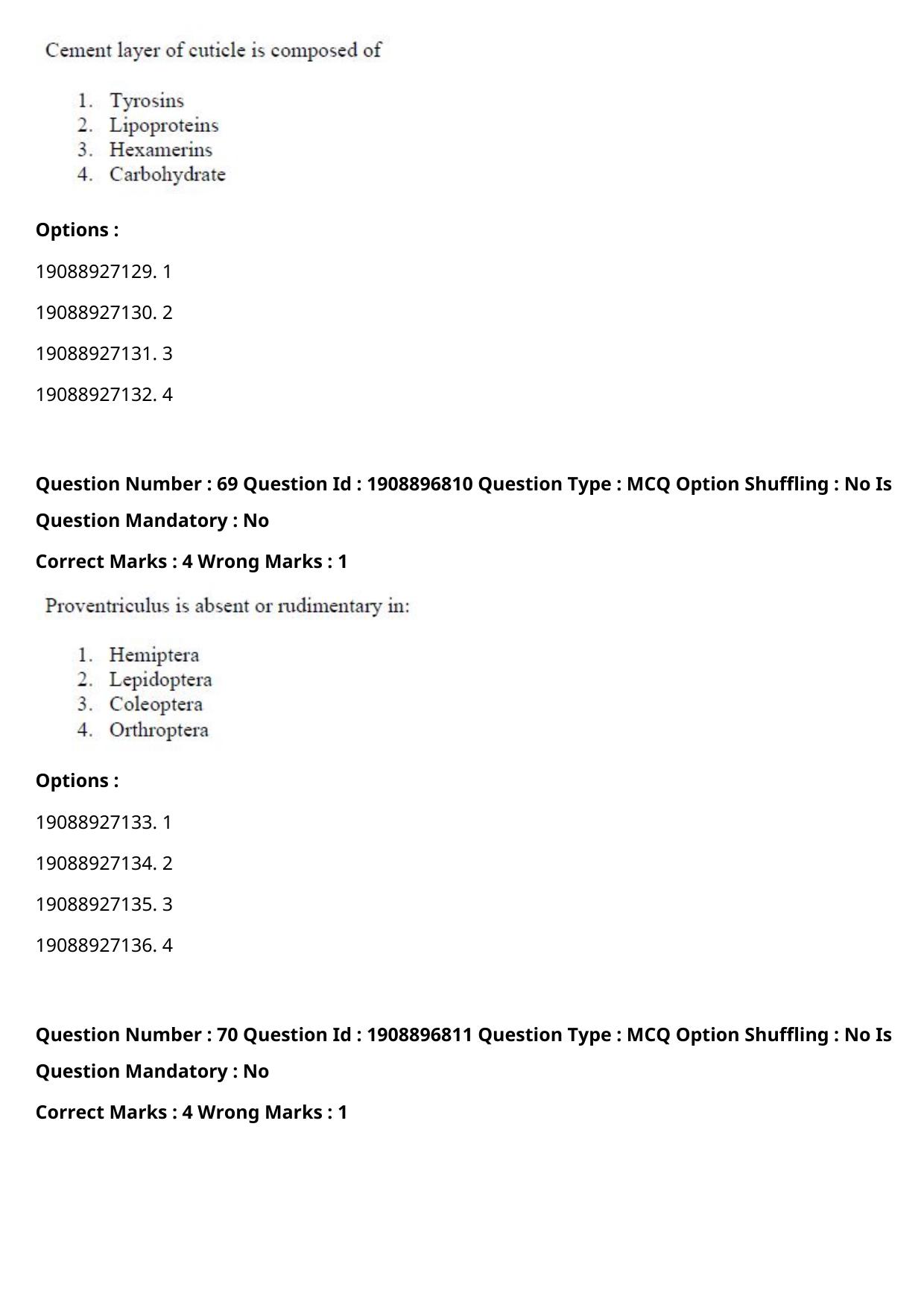 ICAR AIEEA PG 2021 ENTOMOLOGY AND NEMATOLOGY Question Paper - Page 37