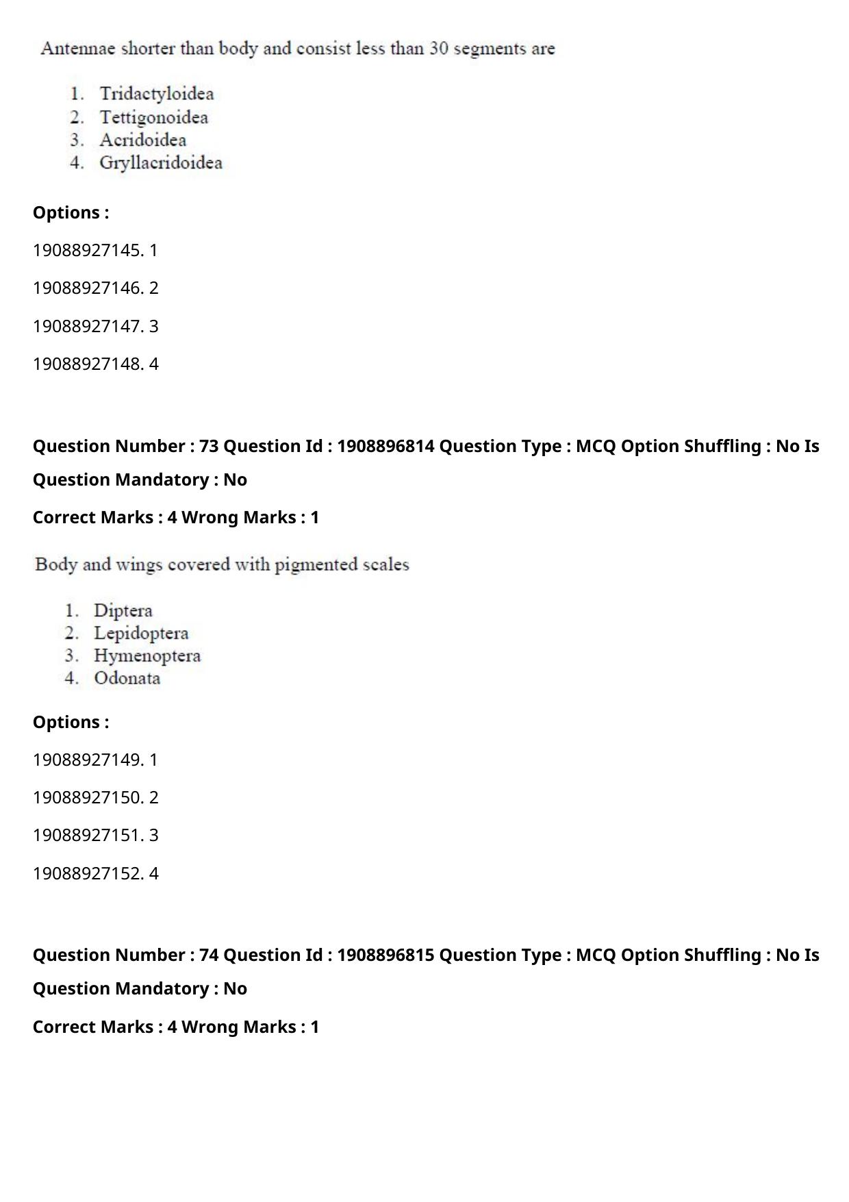 ICAR AIEEA PG 2021 ENTOMOLOGY AND NEMATOLOGY Question Paper - Page 39