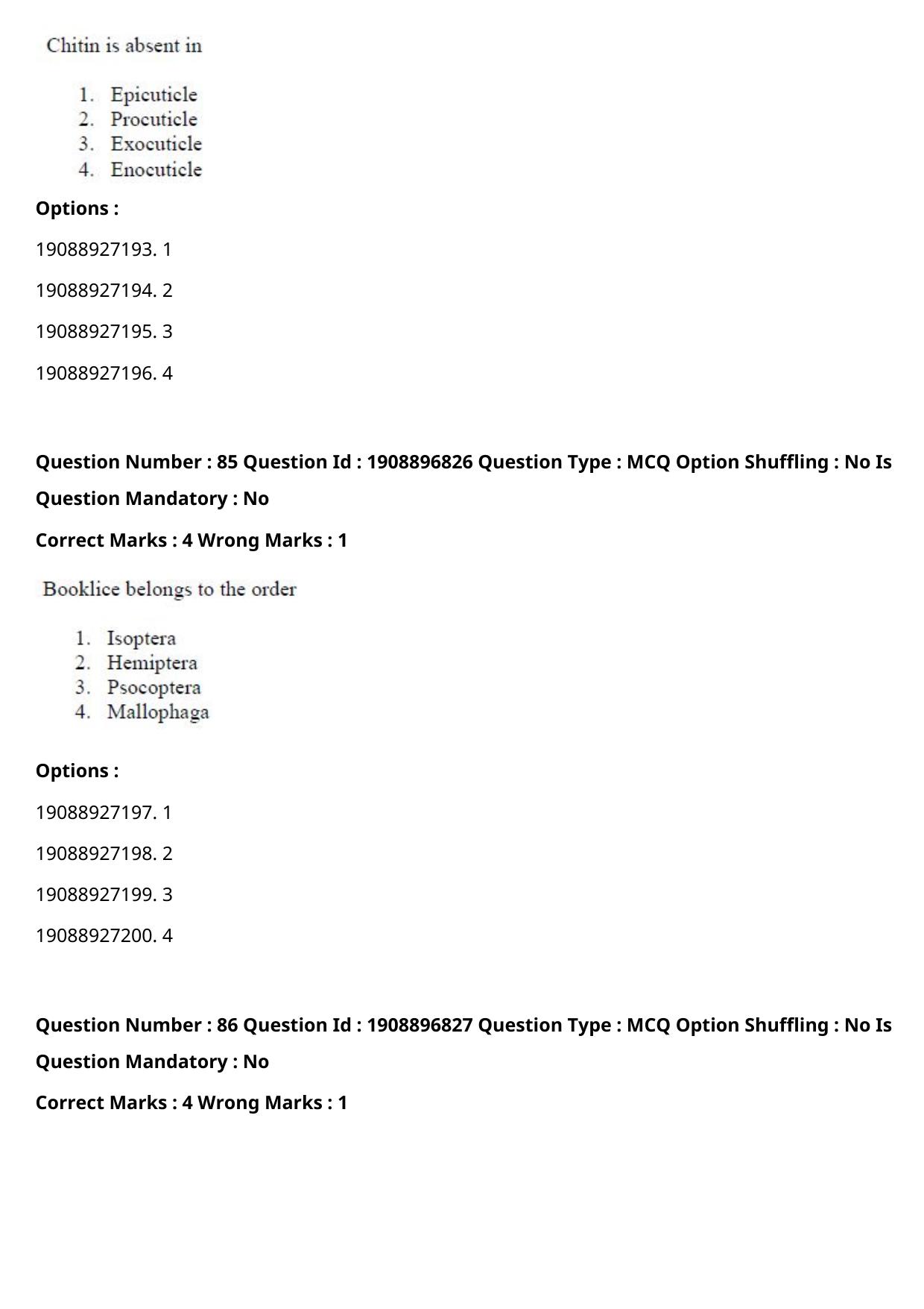 ICAR AIEEA PG 2021 ENTOMOLOGY AND NEMATOLOGY Question Paper - Page 45