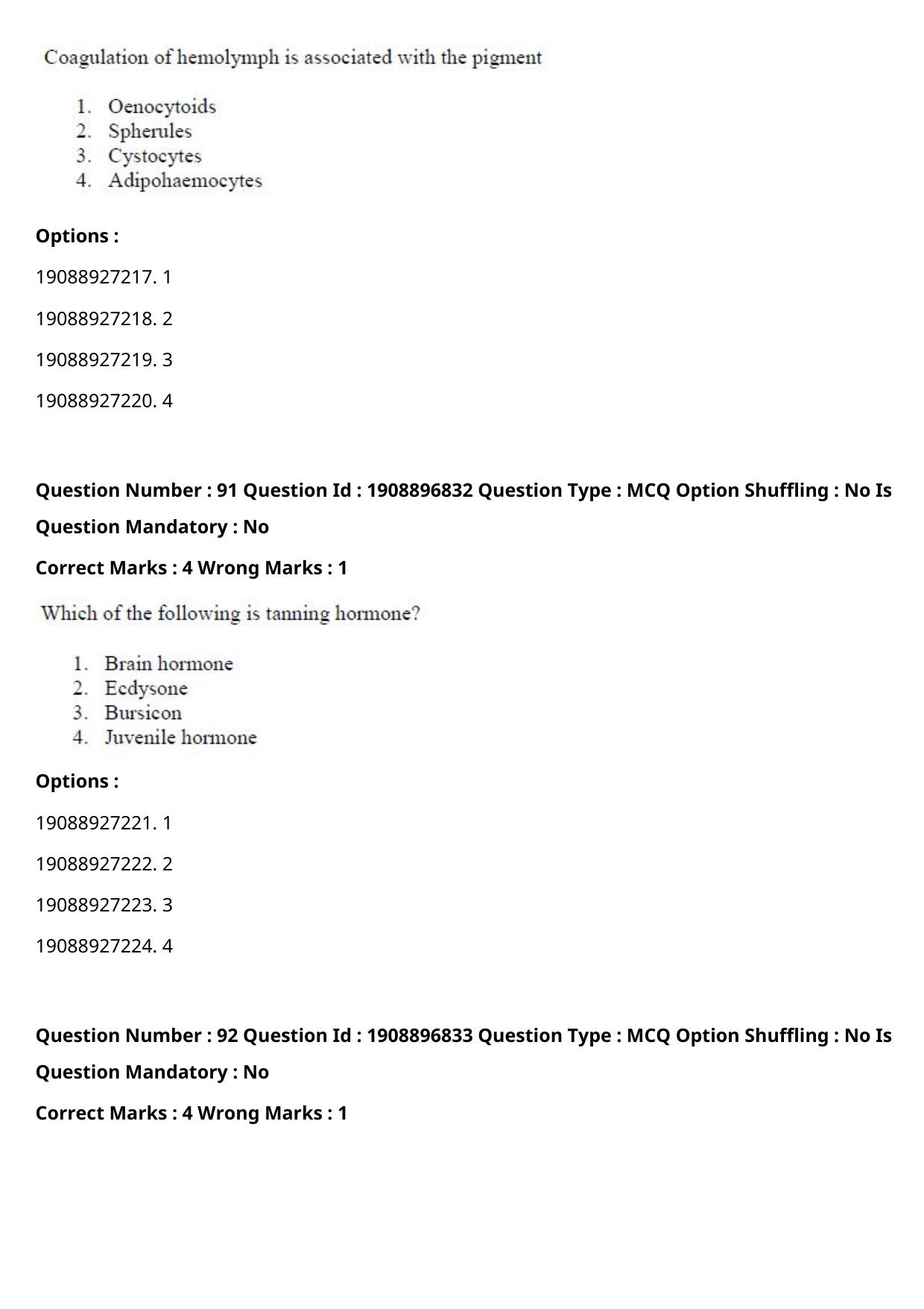 ICAR AIEEA PG 2021 ENTOMOLOGY AND NEMATOLOGY Question Paper - Page 48