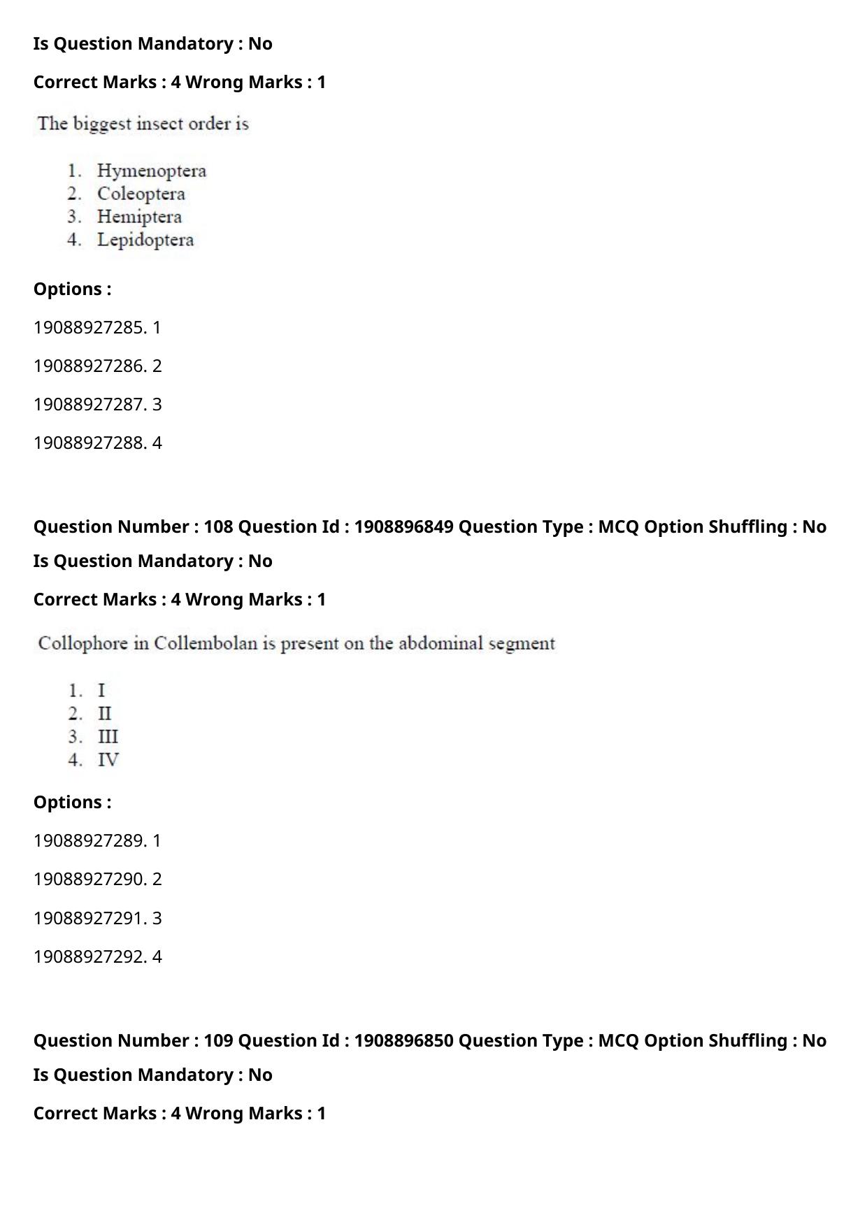 ICAR AIEEA PG 2021 ENTOMOLOGY AND NEMATOLOGY Question Paper - Page 57