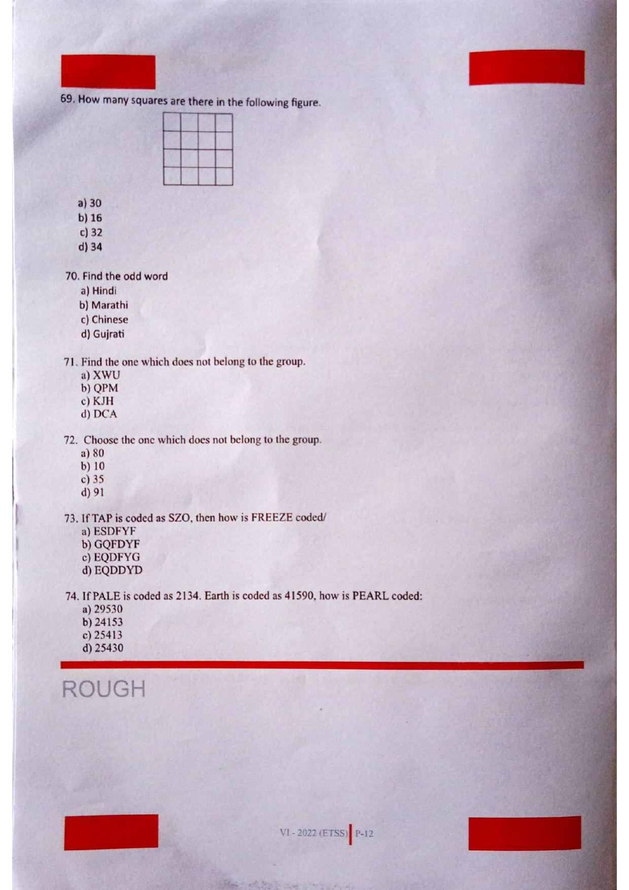 JKSSEE 2022 Class 6  PaperQuestion - Page 12