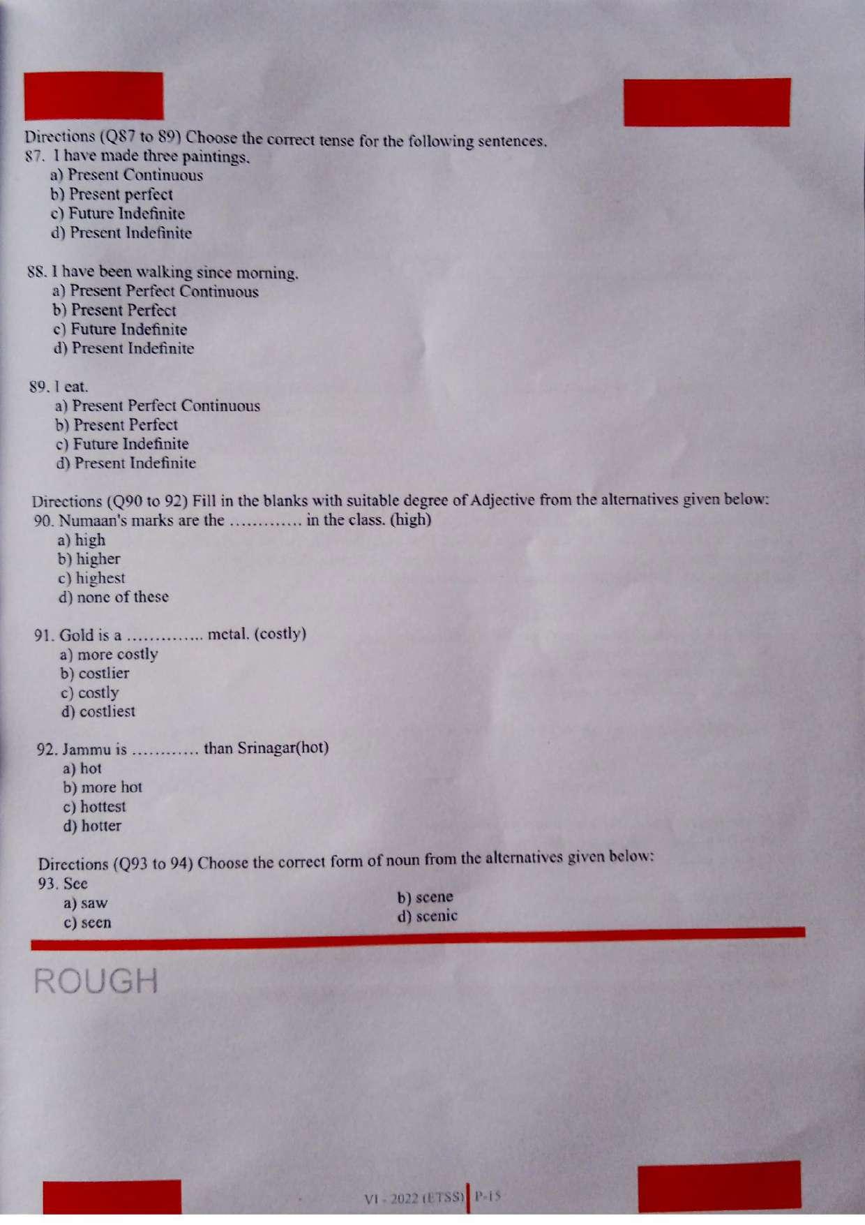 JKSSEE 2022 Class 6  PaperQuestion - Page 15