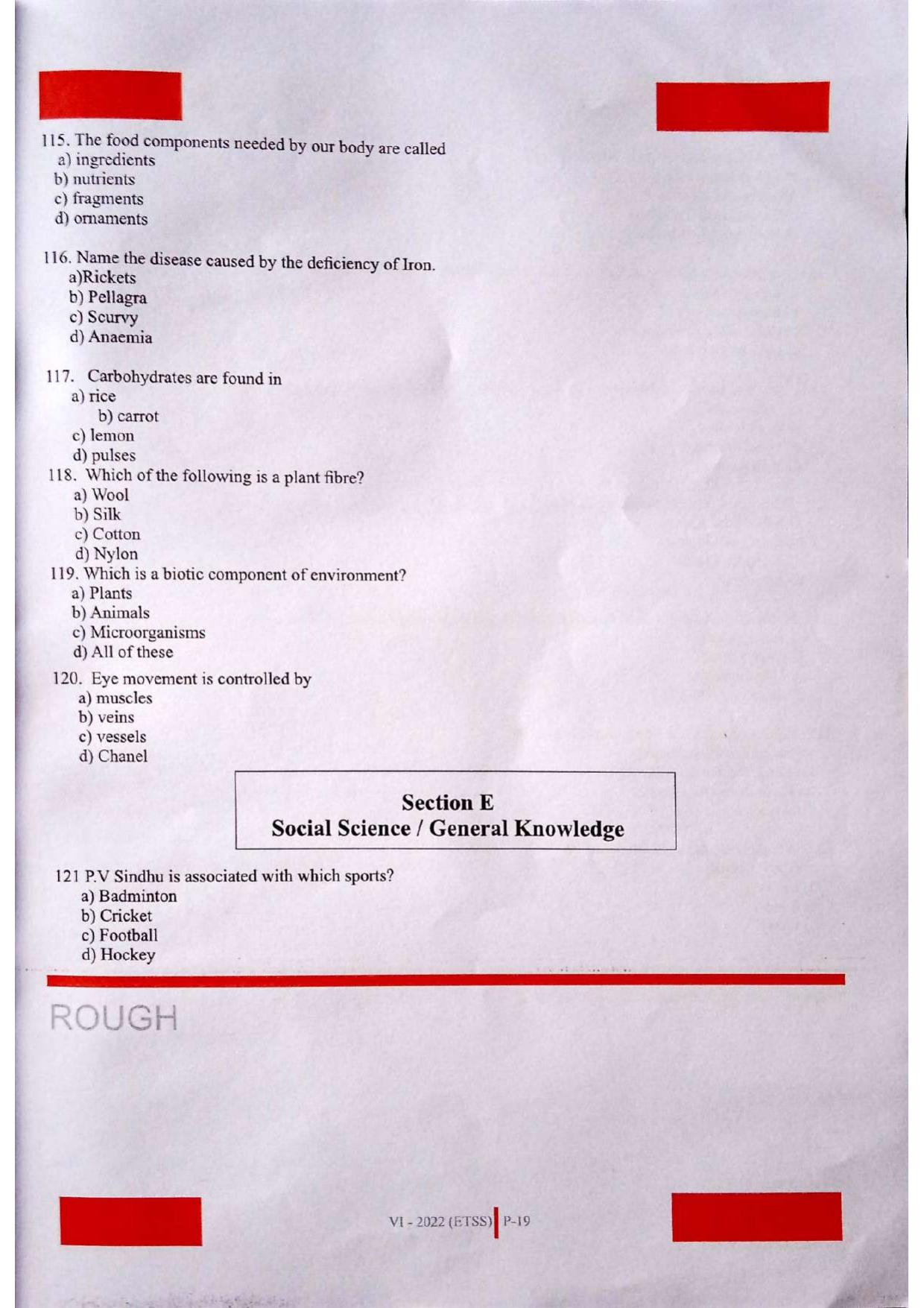 JKSSEE 2022 Class 6  PaperQuestion - Page 19