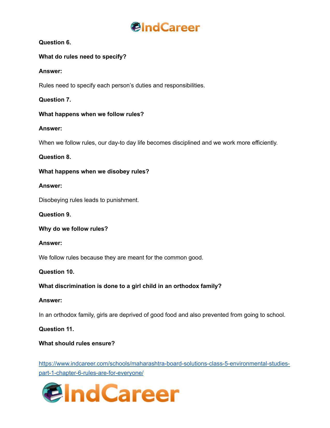 Maharashtra Board Solutions Class 5-Environmental Studies (Part 1): Chapter 6- Rules are for Everyone - Page 15