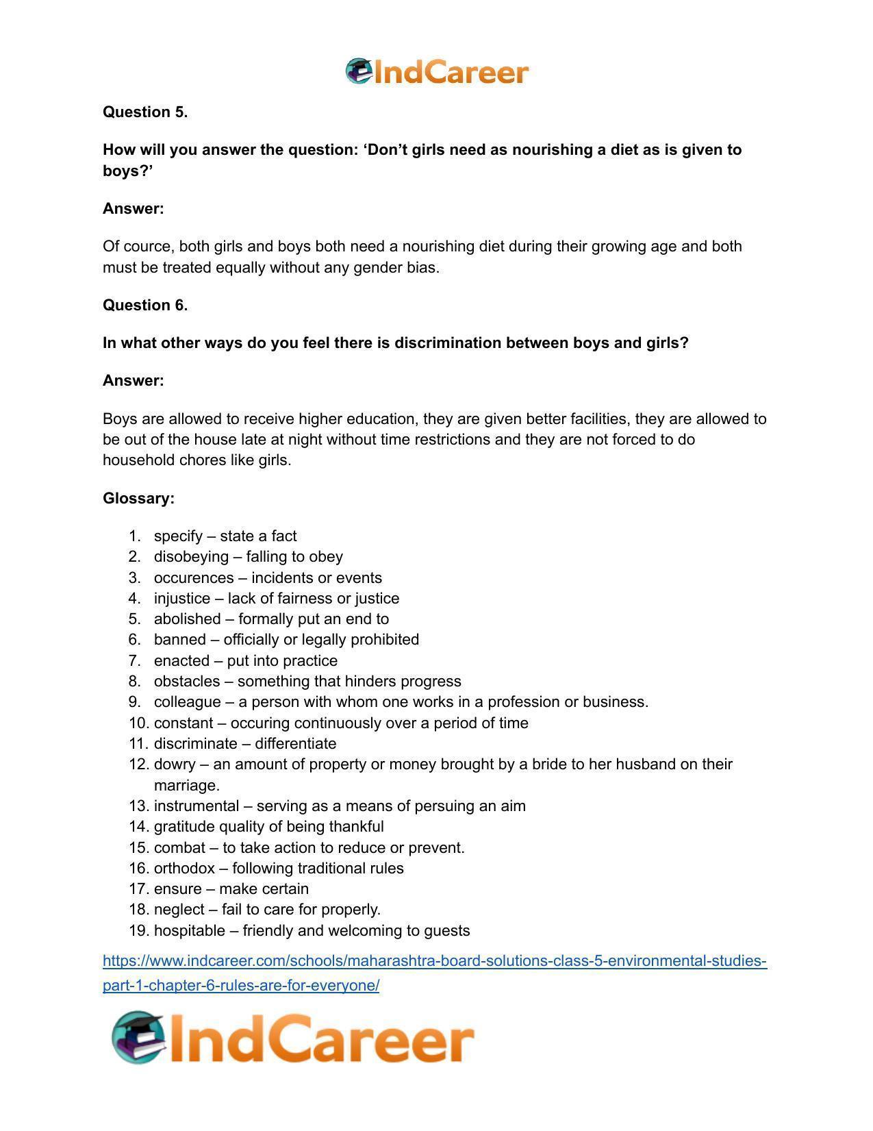 Maharashtra Board Solutions Class 5-Environmental Studies (Part 1): Chapter 6- Rules are for Everyone - Page 21