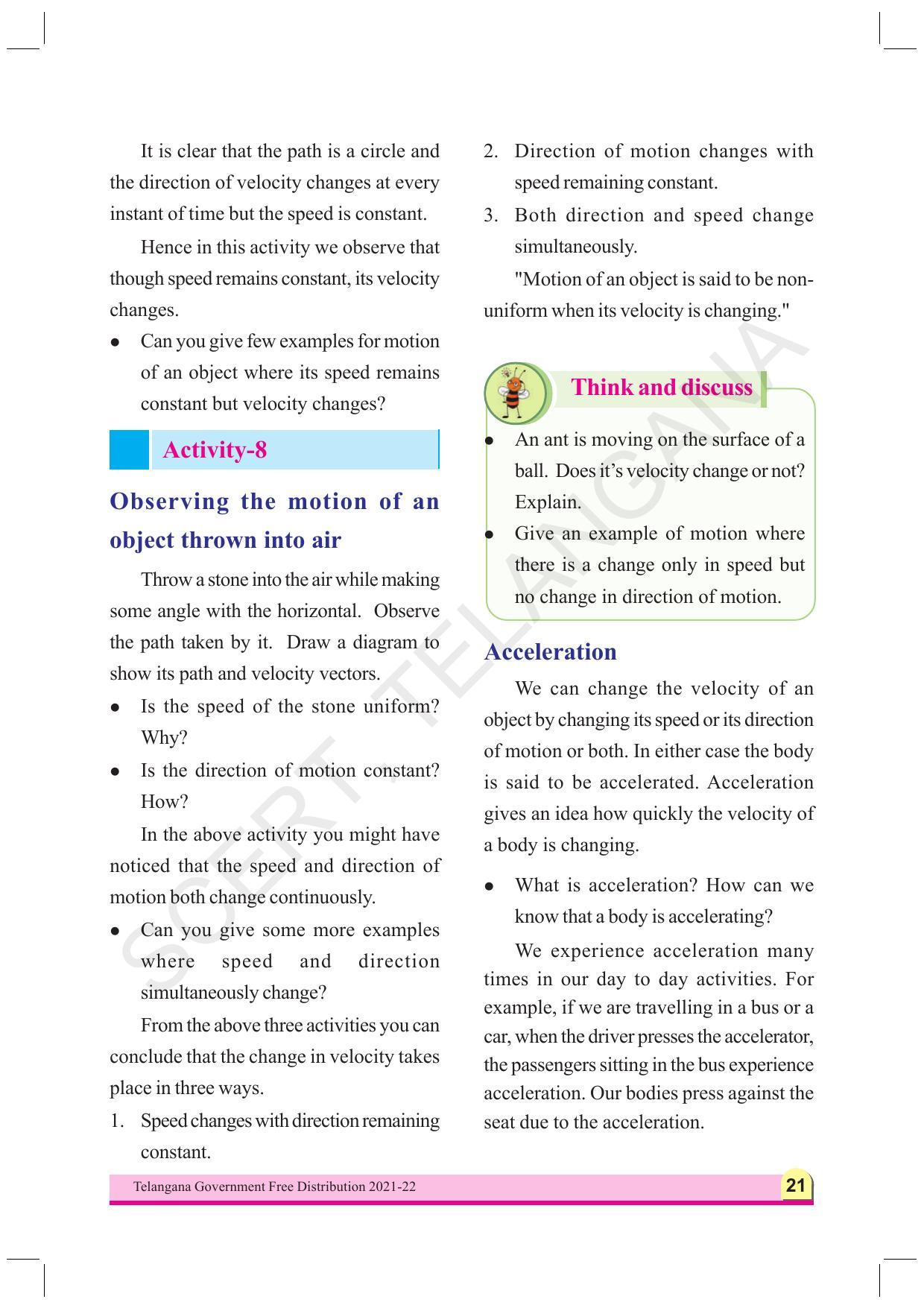 TS SCERT Class 9 Physical Science (English Medium) Text Book - Page 33