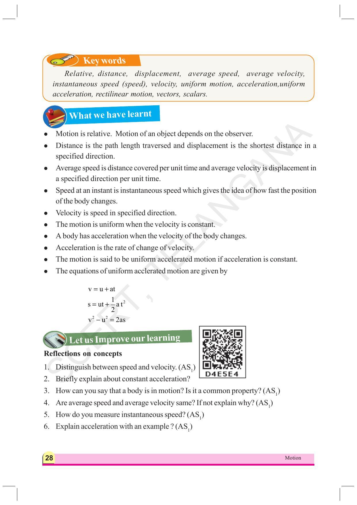 TS SCERT Class 9 Physical Science (English Medium) Text Book - Page 40