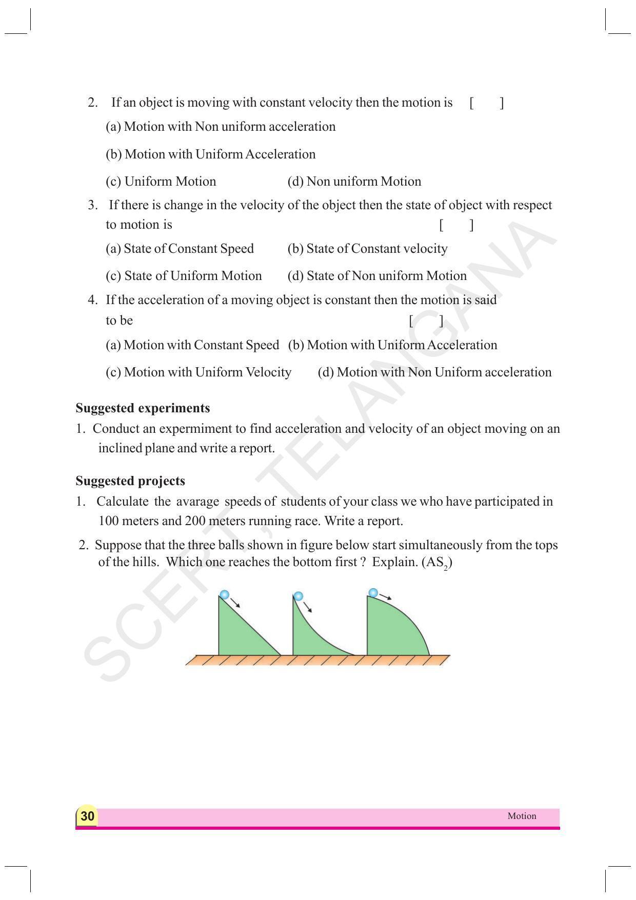 TS SCERT Class 9 Physical Science (English Medium) Text Book - Page 42