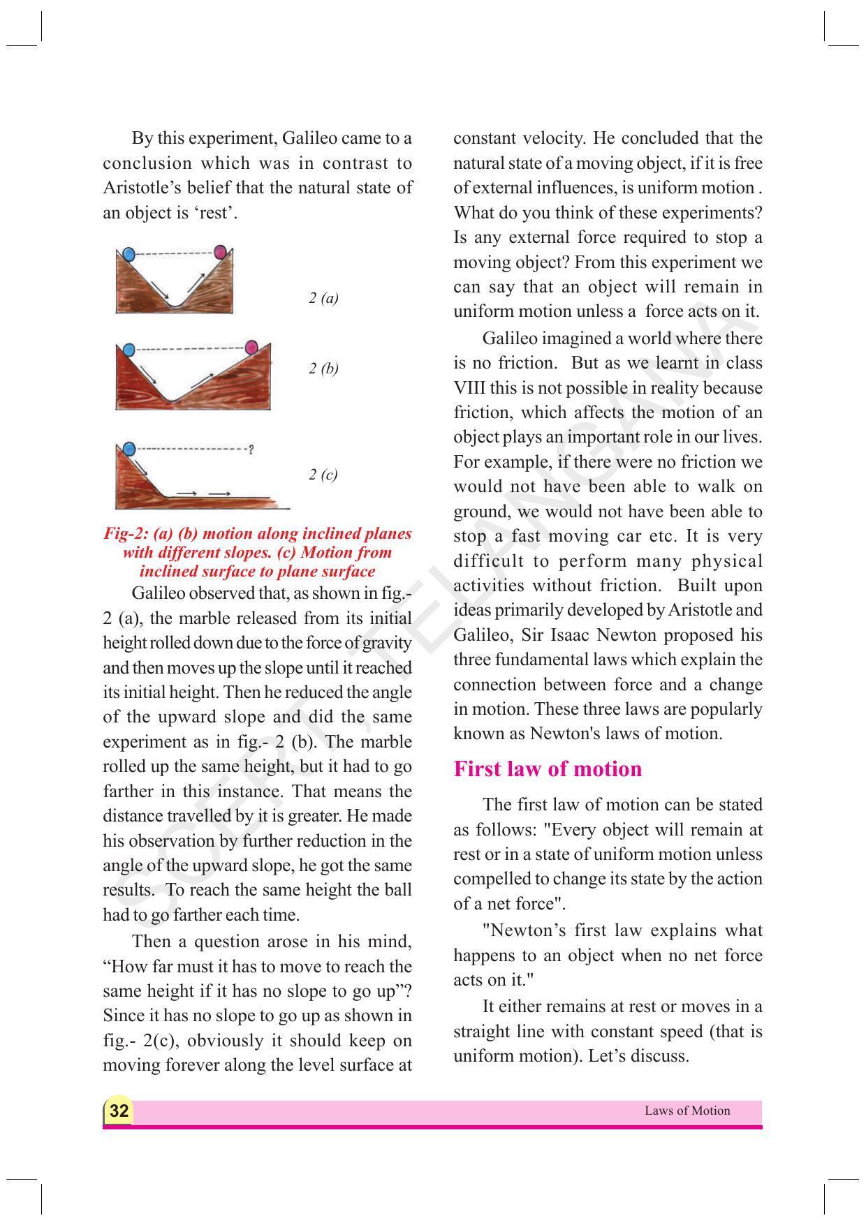 TS SCERT Class 9 Physical Science (English Medium) Text Book - Page 44