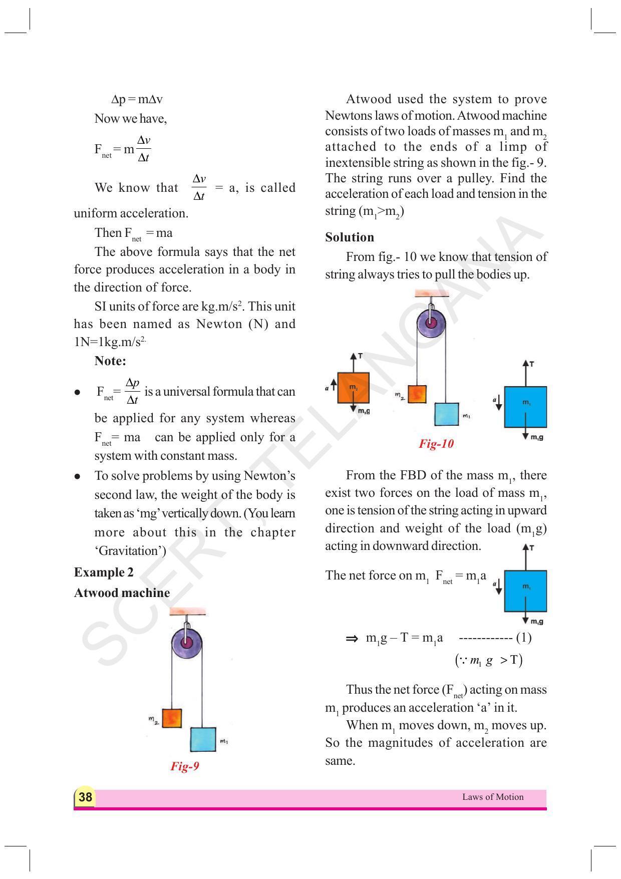 TS SCERT Class 9 Physical Science (English Medium) Text Book - Page 50