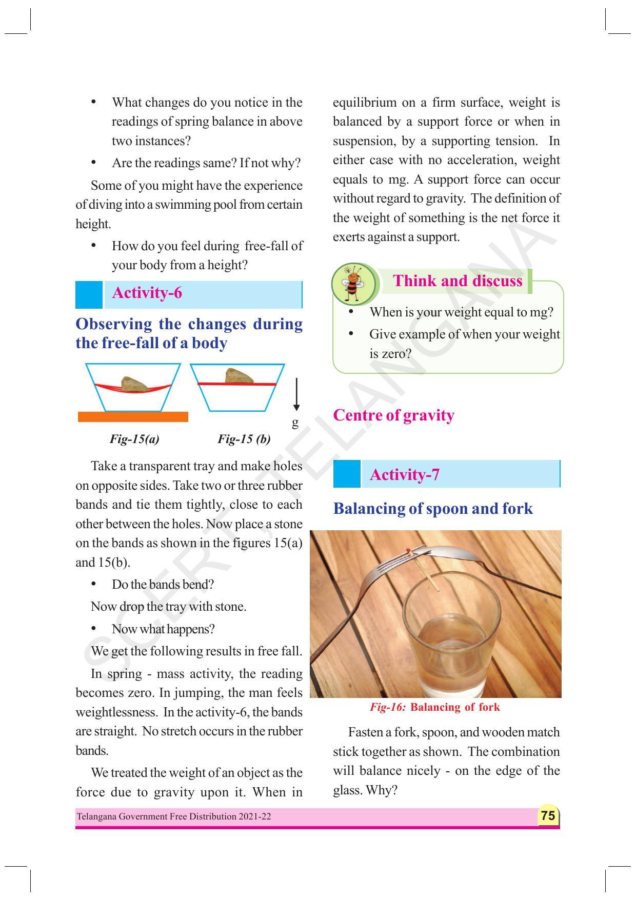 TS SCERT Class 9 Physical Science (English Medium) Text Book - Page 87