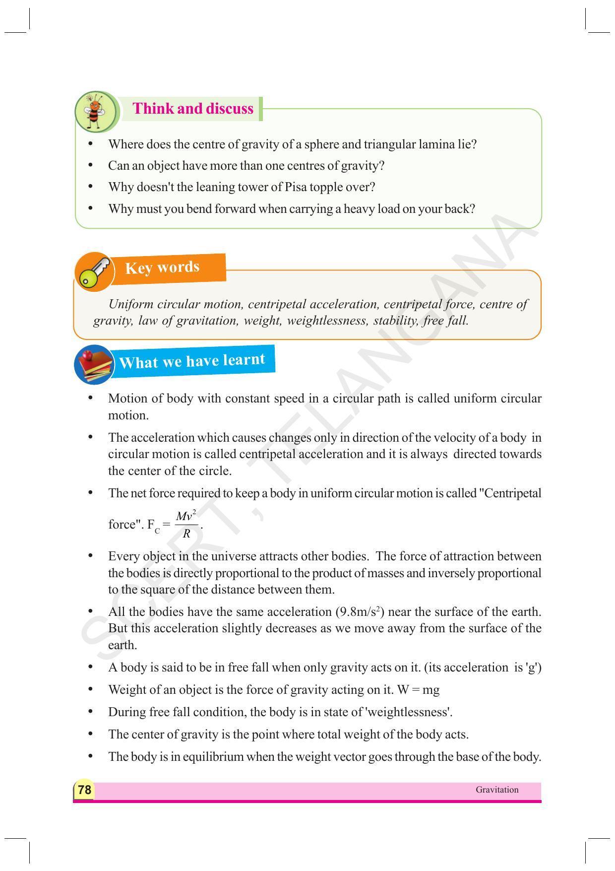 TS SCERT Class 9 Physical Science (English Medium) Text Book - Page 90