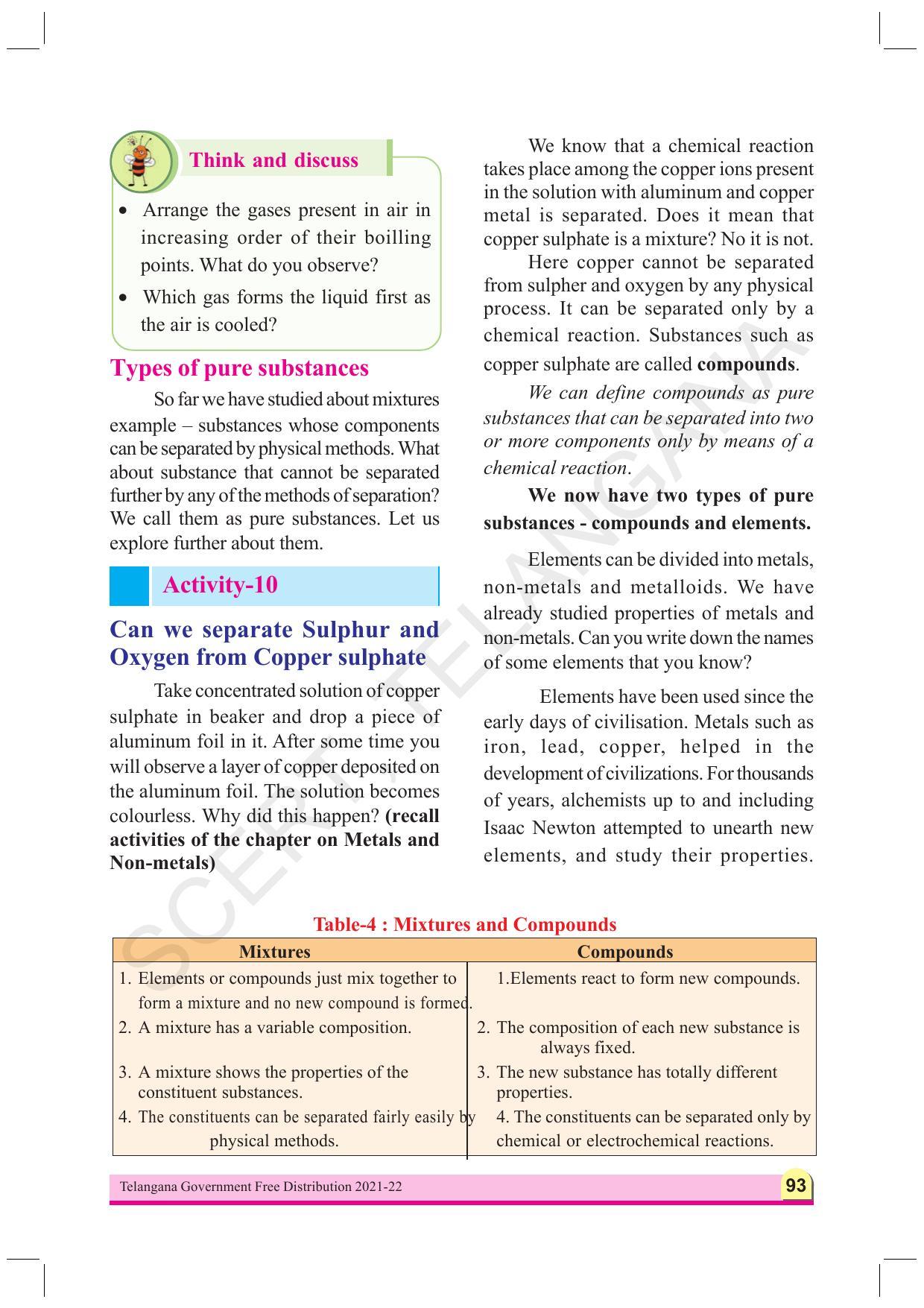 TS SCERT Class 9 Physical Science (English Medium) Text Book - Page 105