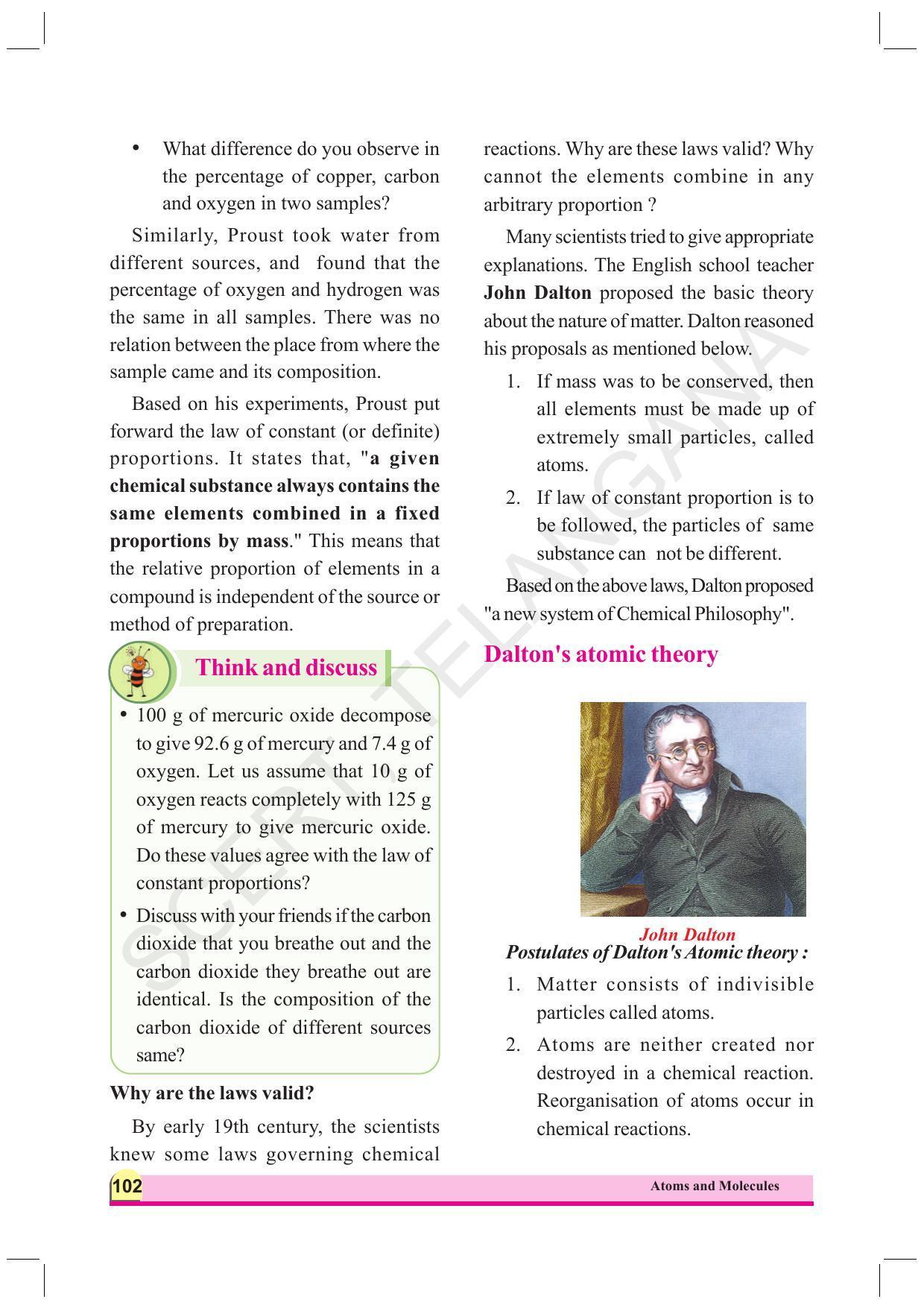 TS SCERT Class 9 Physical Science (English Medium) Text Book - Page 114