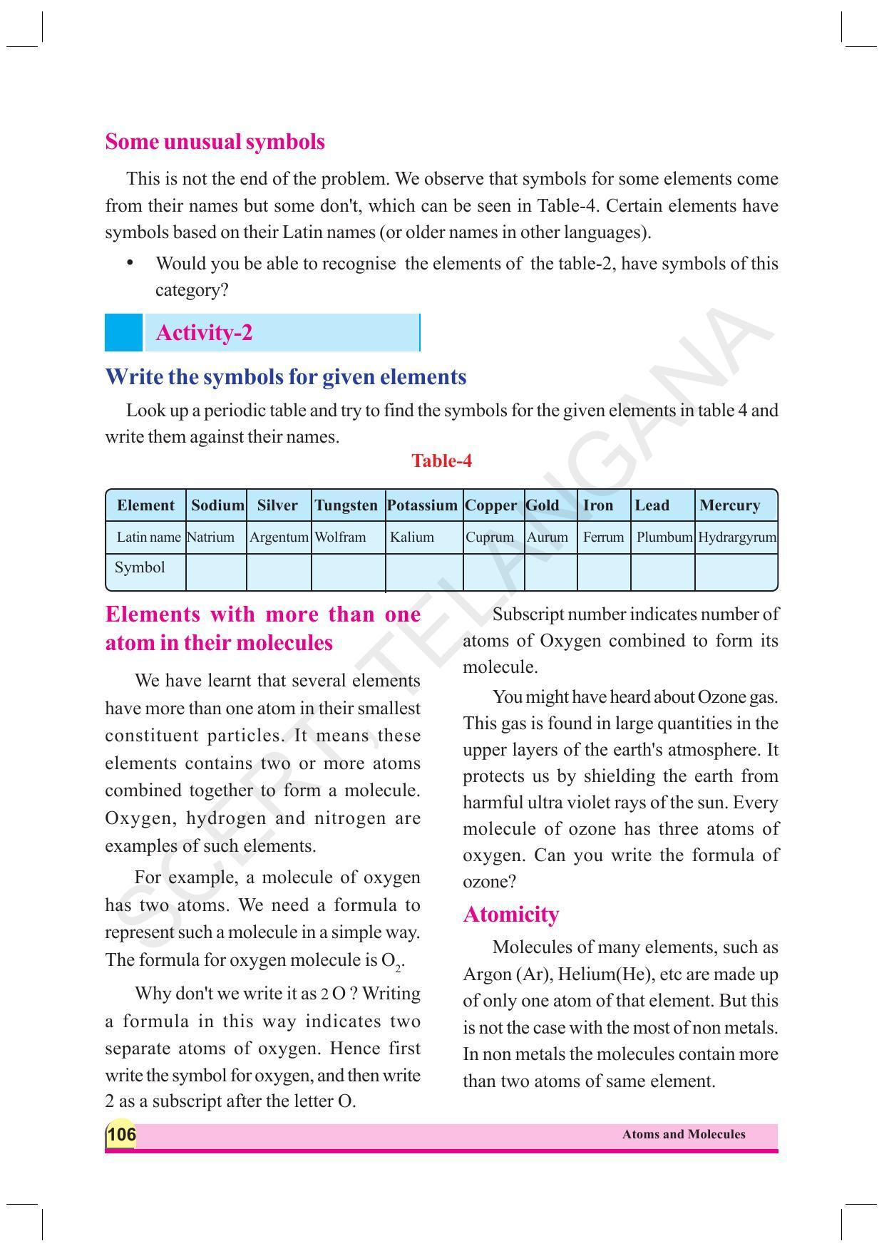 TS SCERT Class 9 Physical Science (English Medium) Text Book - Page 118