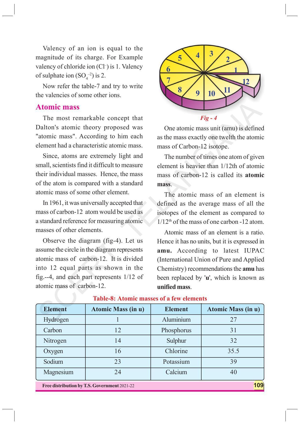 TS SCERT Class 9 Physical Science (English Medium) Text Book - Page 121