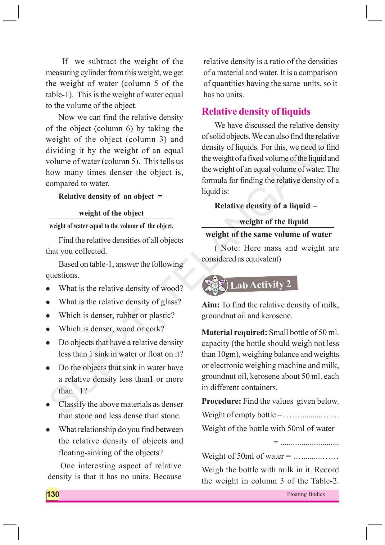 TS SCERT Class 9 Physical Science (English Medium) Text Book - Page 142