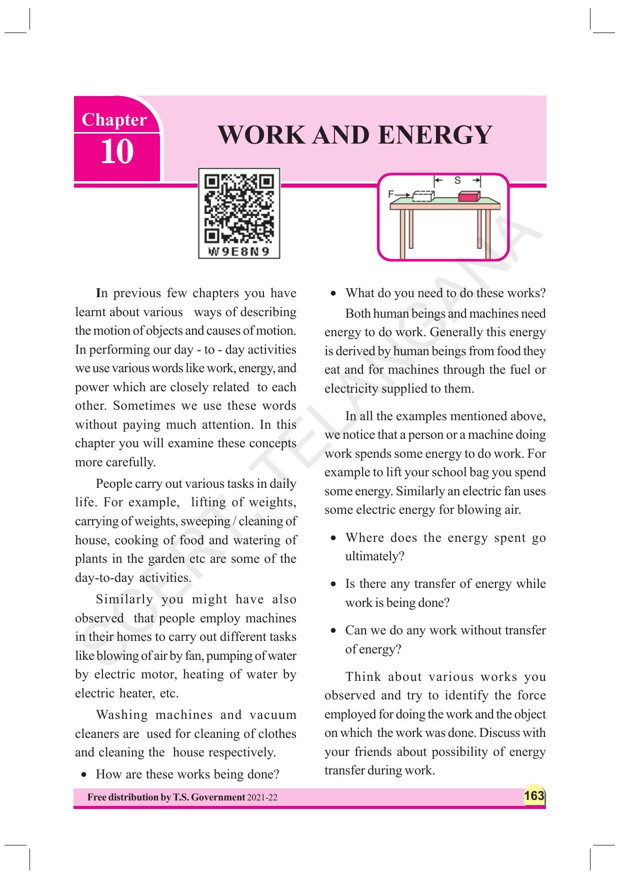 TS SCERT Class 9 Physical Science (English Medium) Text Book - Page 175