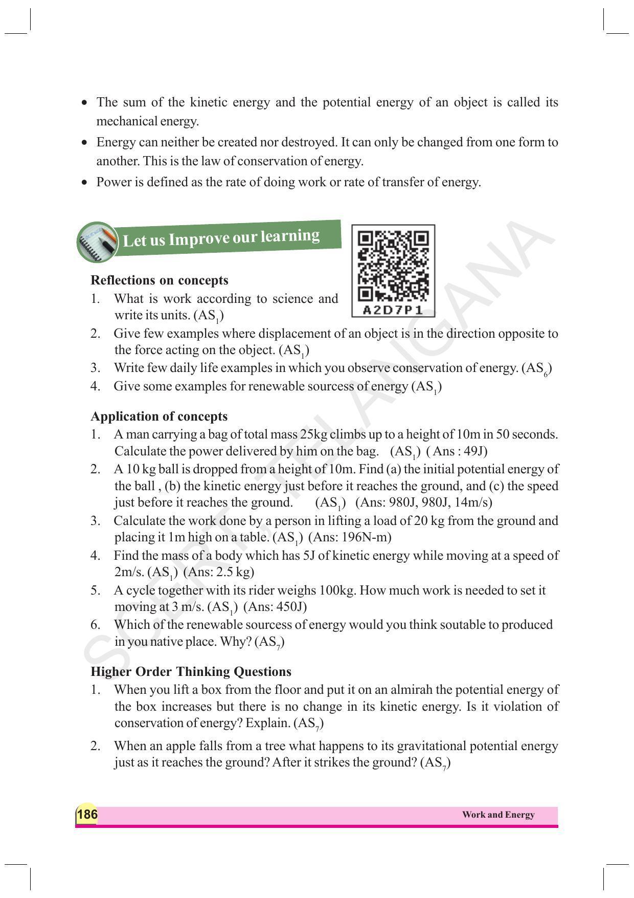 TS SCERT Class 9 Physical Science (English Medium) Text Book - Page 198