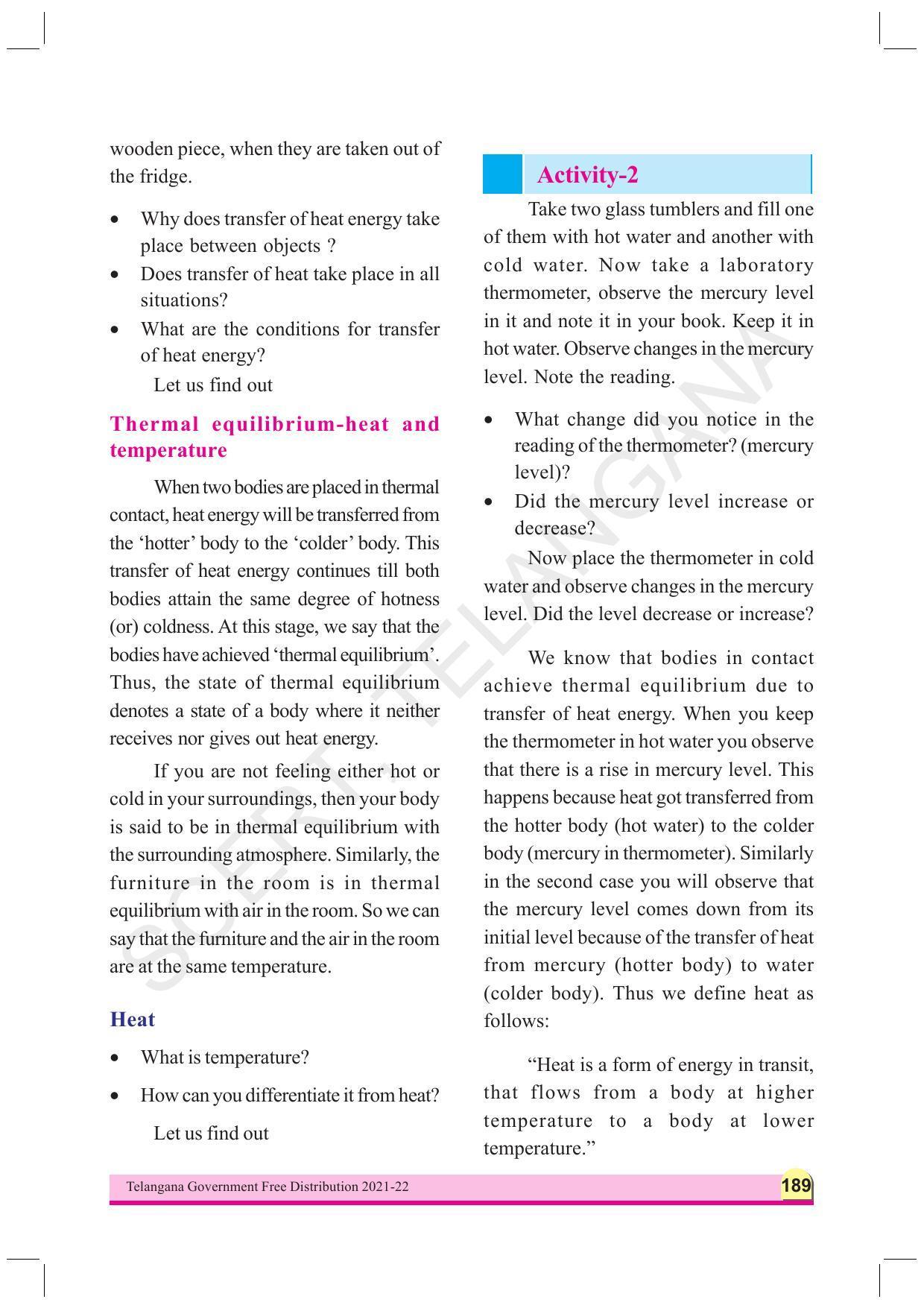 TS SCERT Class 9 Physical Science (English Medium) Text Book - Page 201