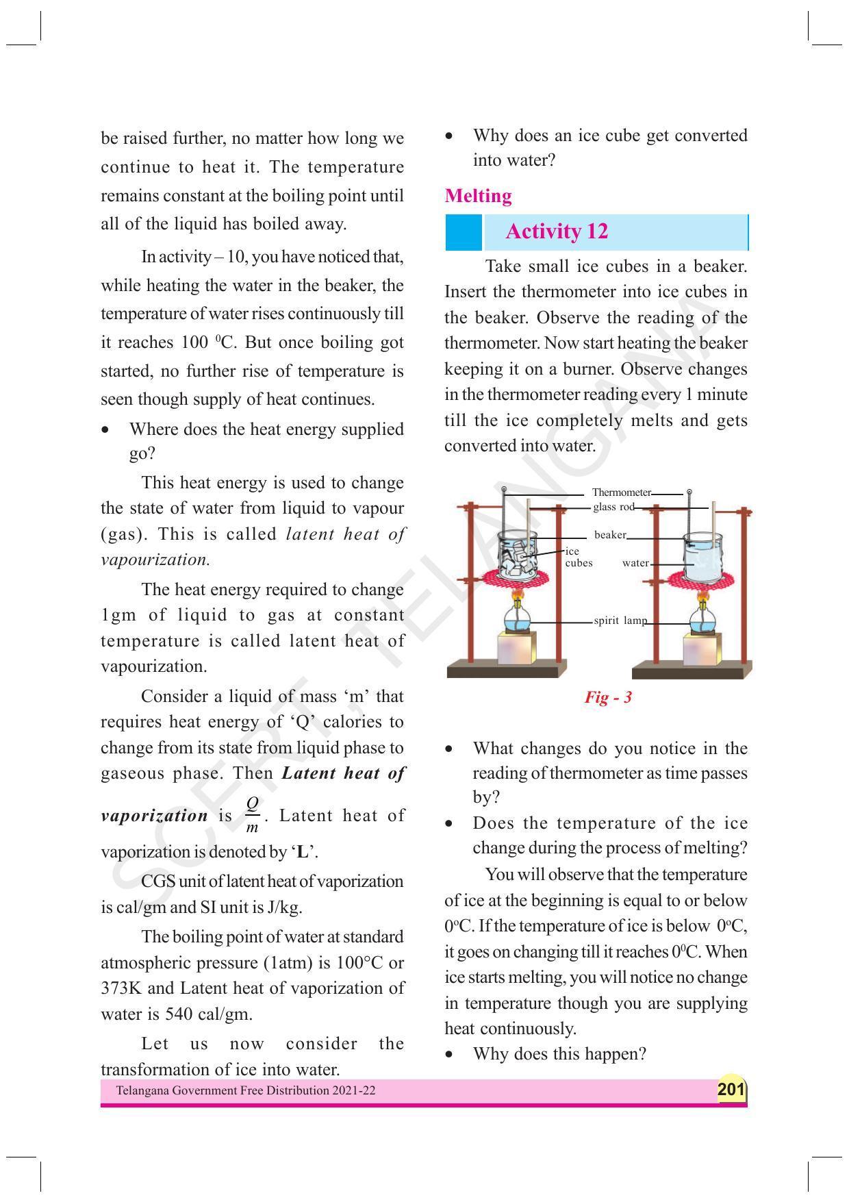 TS SCERT Class 9 Physical Science (English Medium) Text Book - Page 213