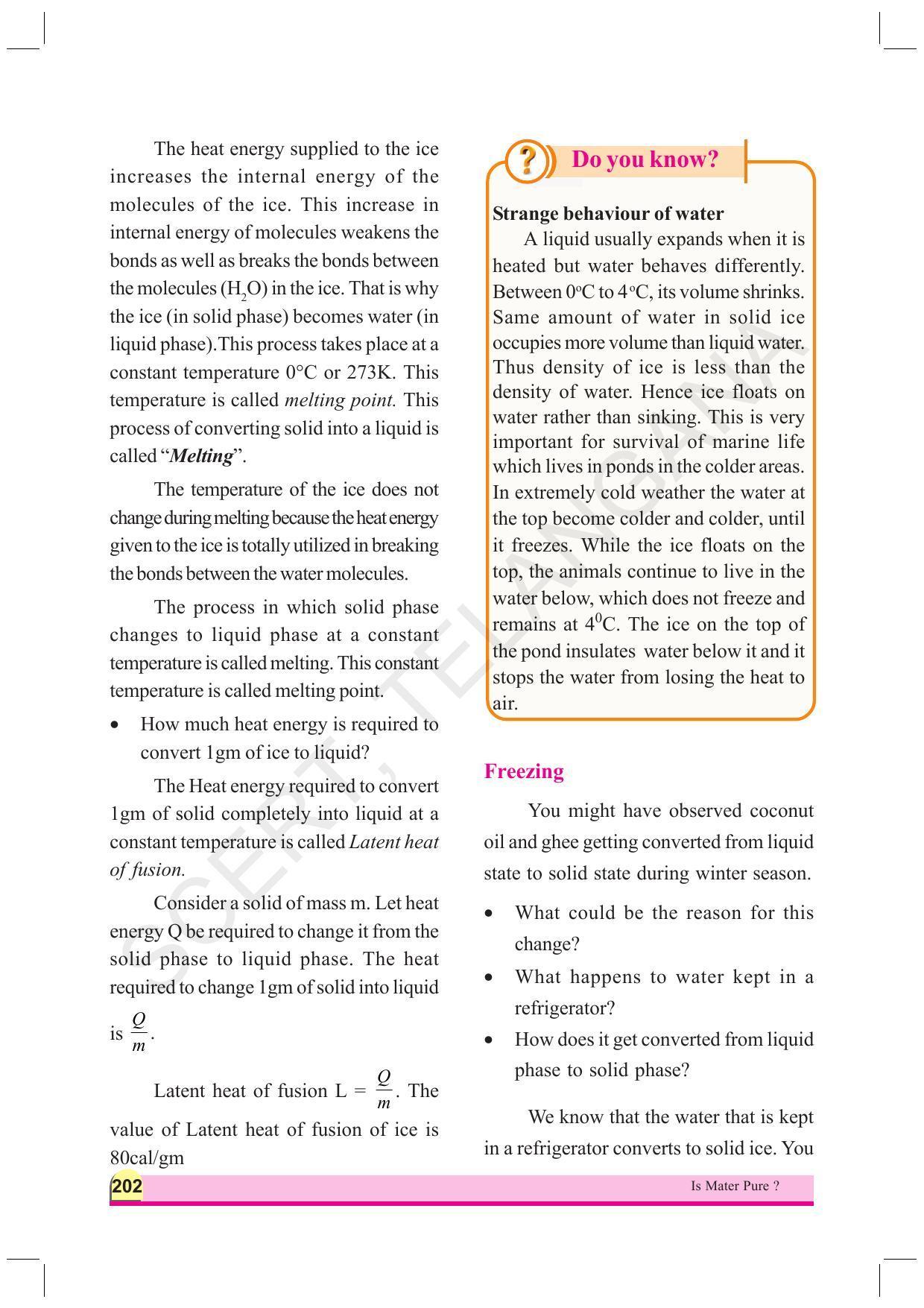 TS SCERT Class 9 Physical Science (English Medium) Text Book - Page 214