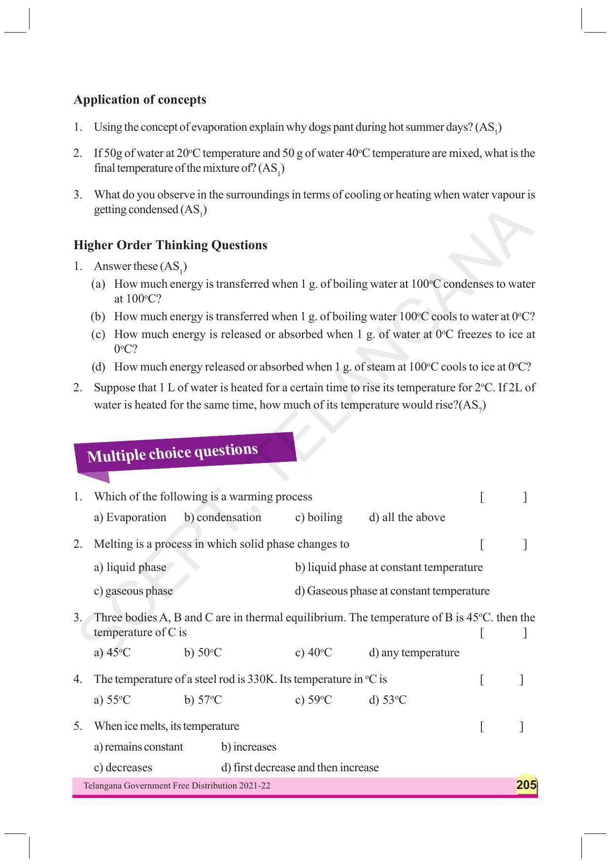 TS SCERT Class 9 Physical Science (English Medium) Text Book - Page 217