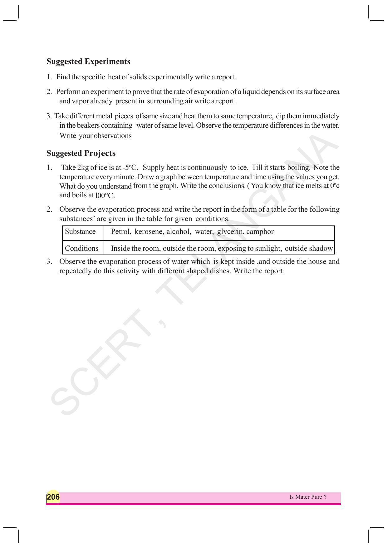 TS SCERT Class 9 Physical Science (English Medium) Text Book - Page 218