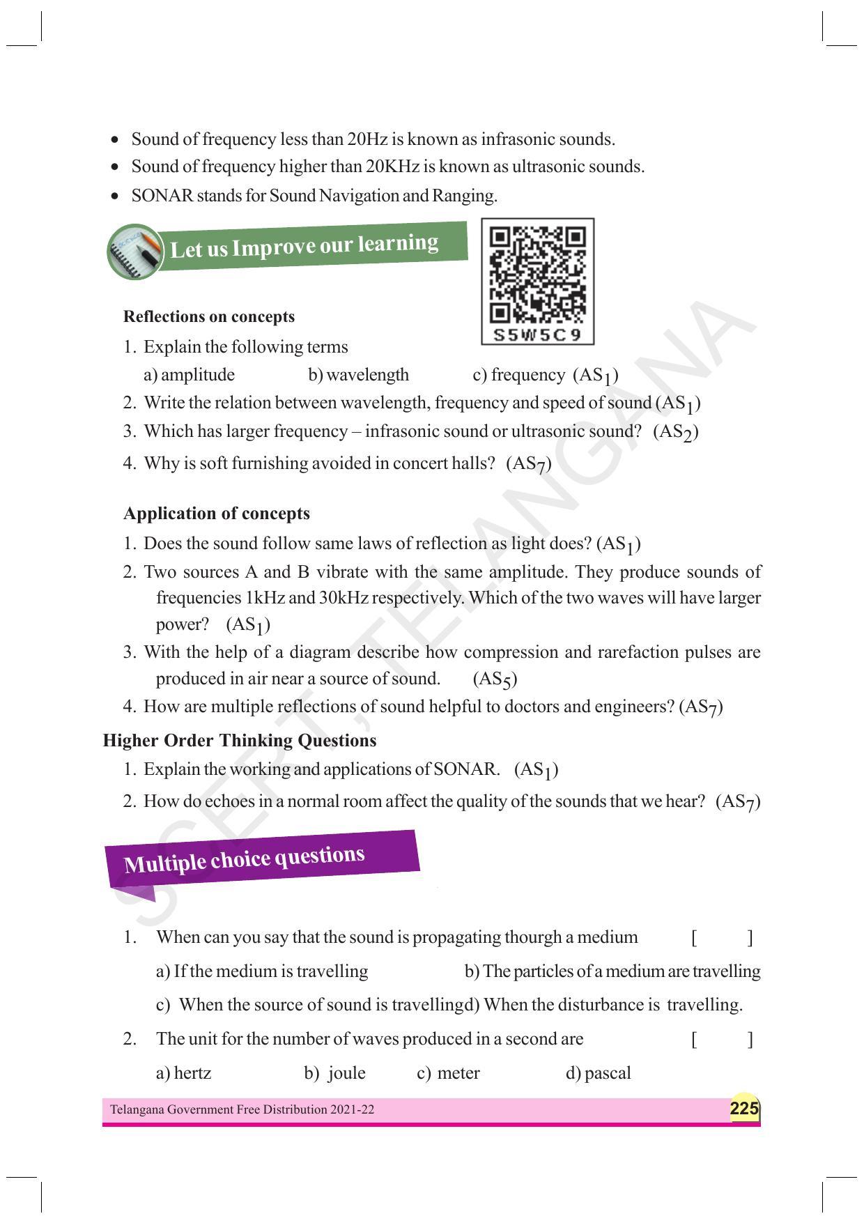 TS SCERT Class 9 Physical Science (English Medium) Text Book - Page 237