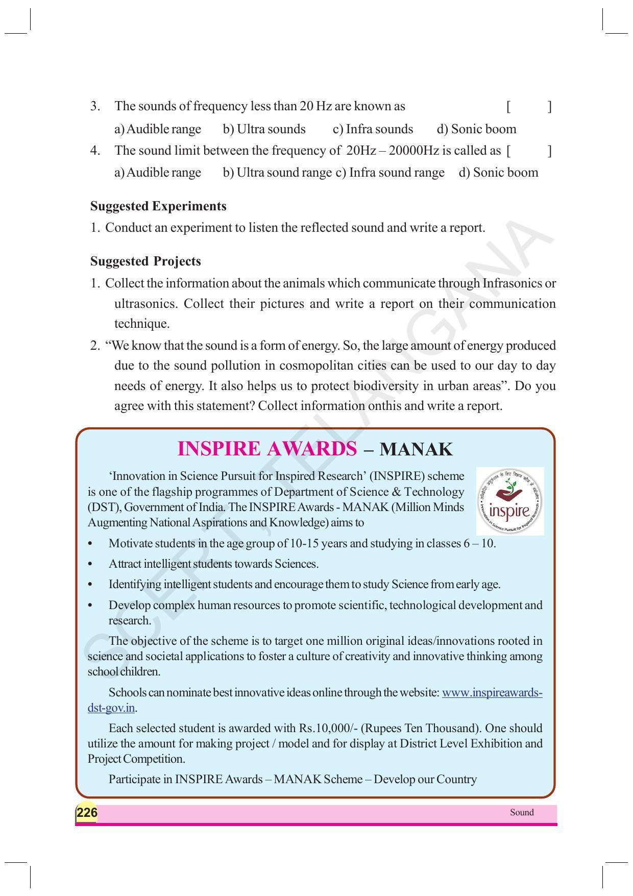 TS SCERT Class 9 Physical Science (English Medium) Text Book - Page 238