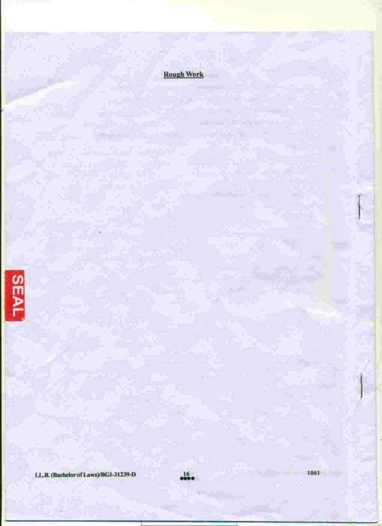 PU LLB 2015 Question Paper - Page 16