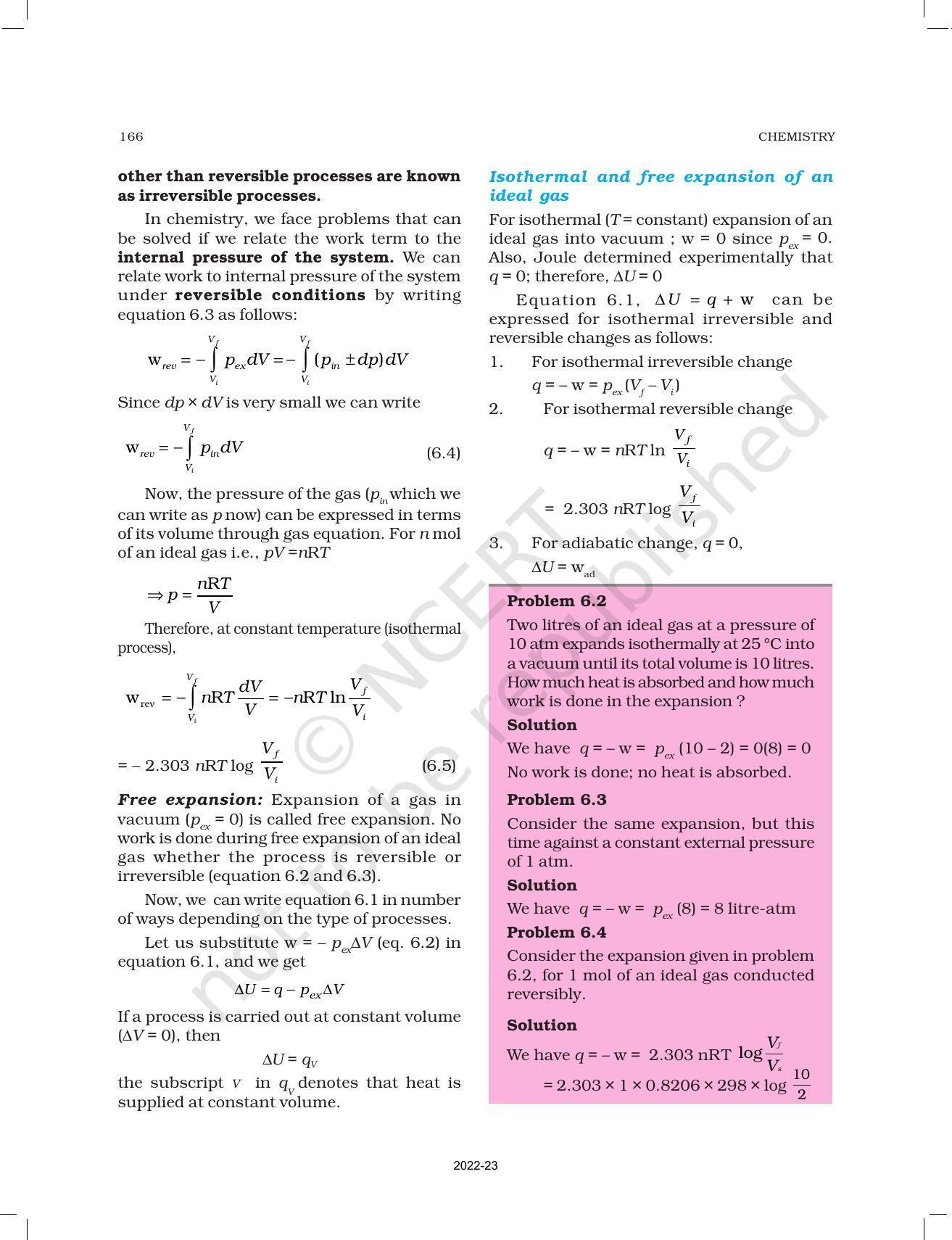 NCERT Book for Class 11 Chemistry Chapter 6 Thermodynamics - Page 7