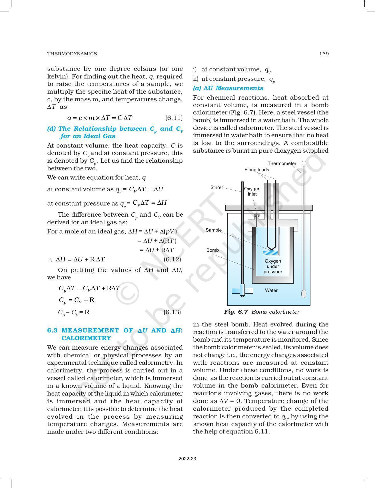 NCERT Book for Class 11 Chemistry Chapter 6 Thermodynamics - Page 10