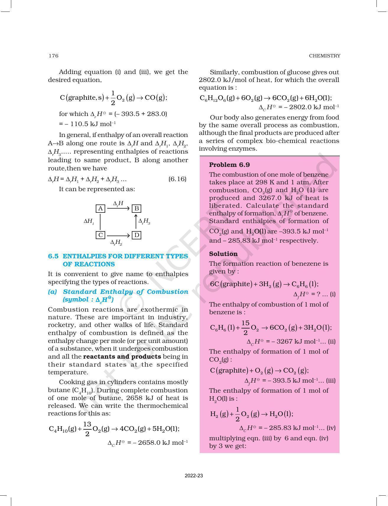 NCERT Book for Class 11 Chemistry Chapter 6 Thermodynamics - Page 17