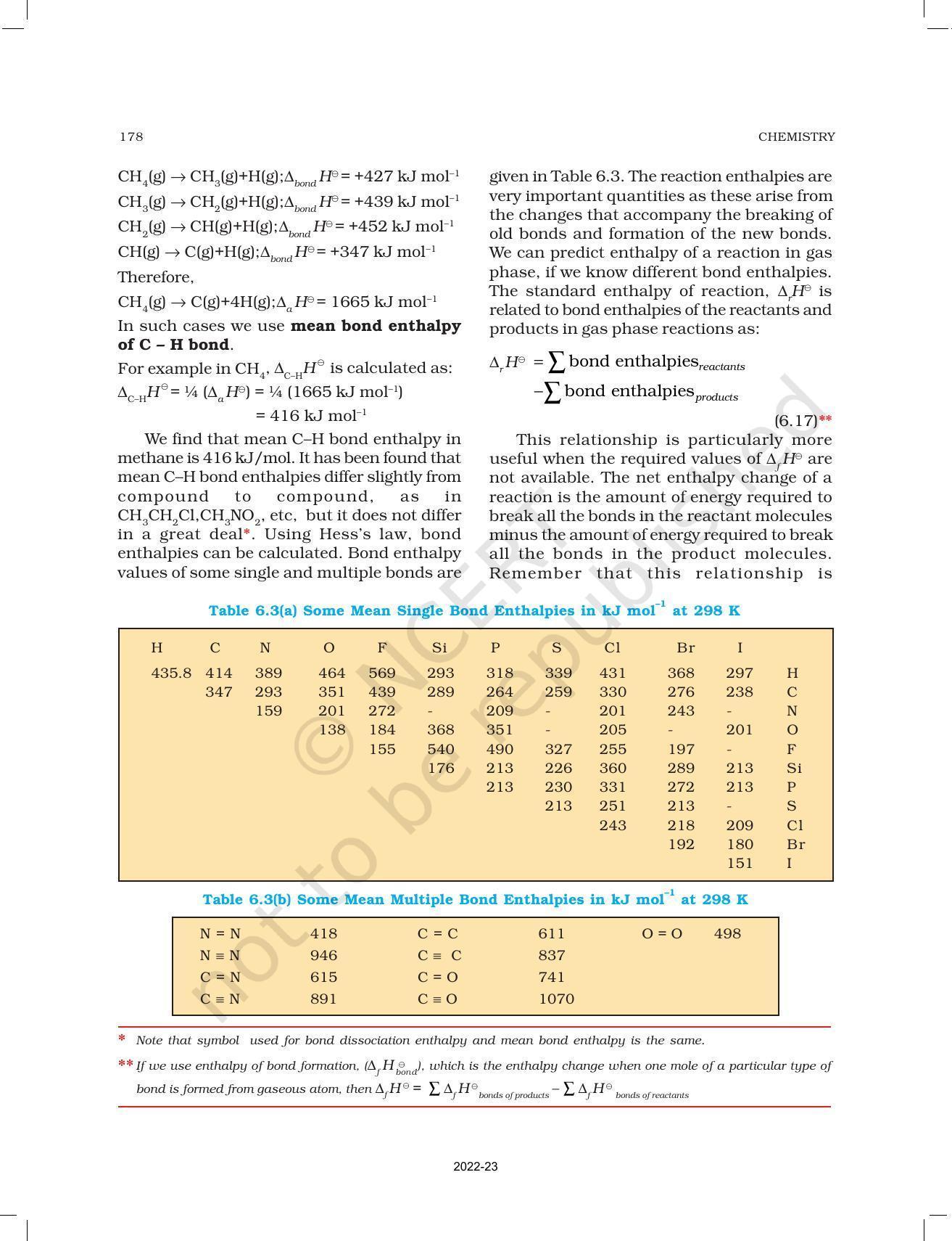 NCERT Book for Class 11 Chemistry Chapter 6 Thermodynamics - Page 19