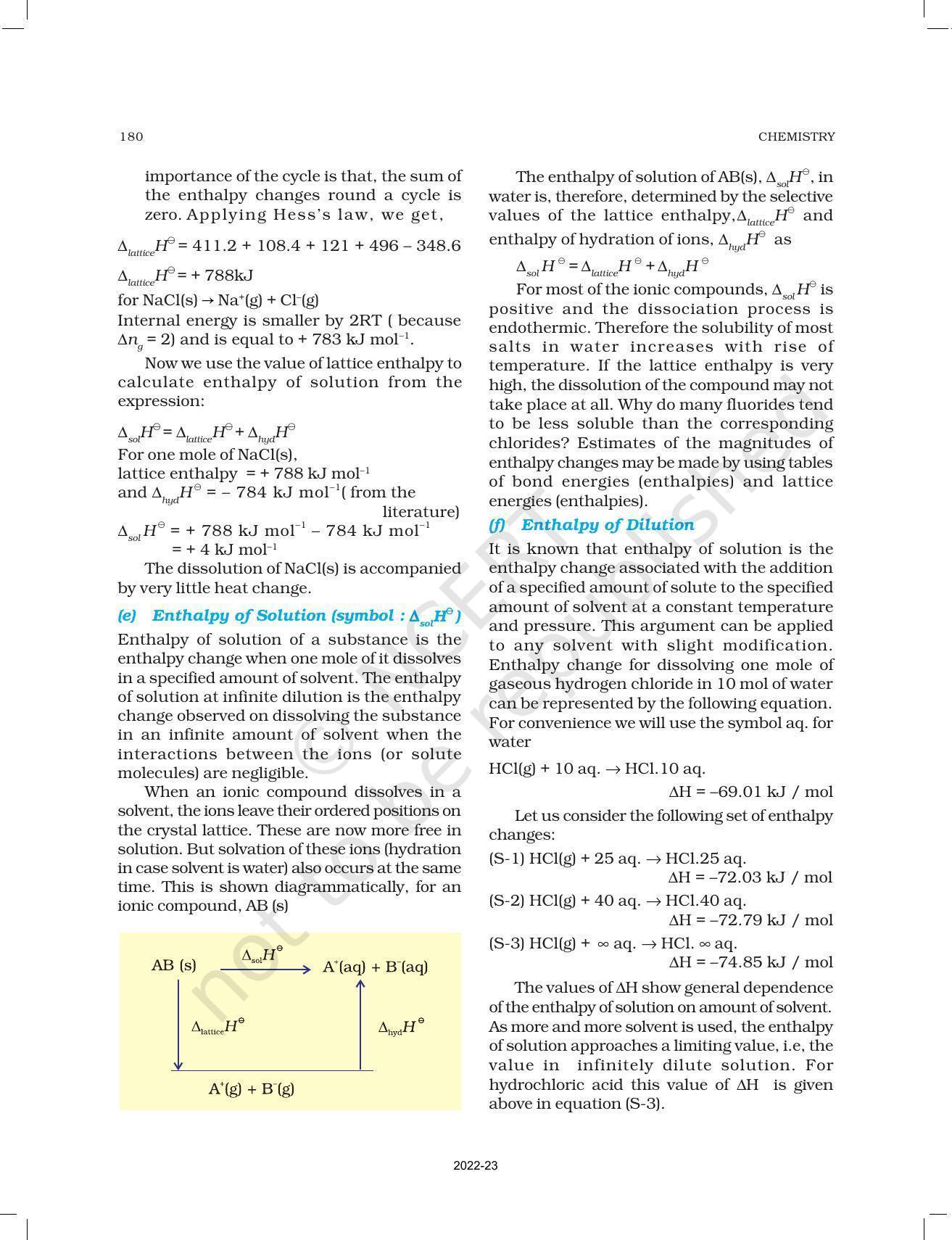 NCERT Book for Class 11 Chemistry Chapter 6 Thermodynamics - Page 21