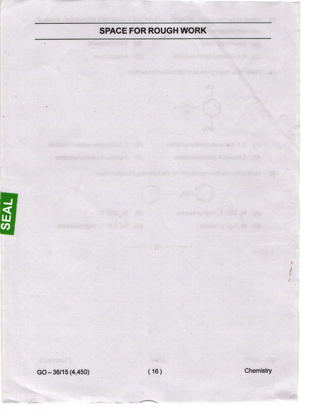 Odisha CPET 2024 CHEMISTRY Question Paper - Page 16