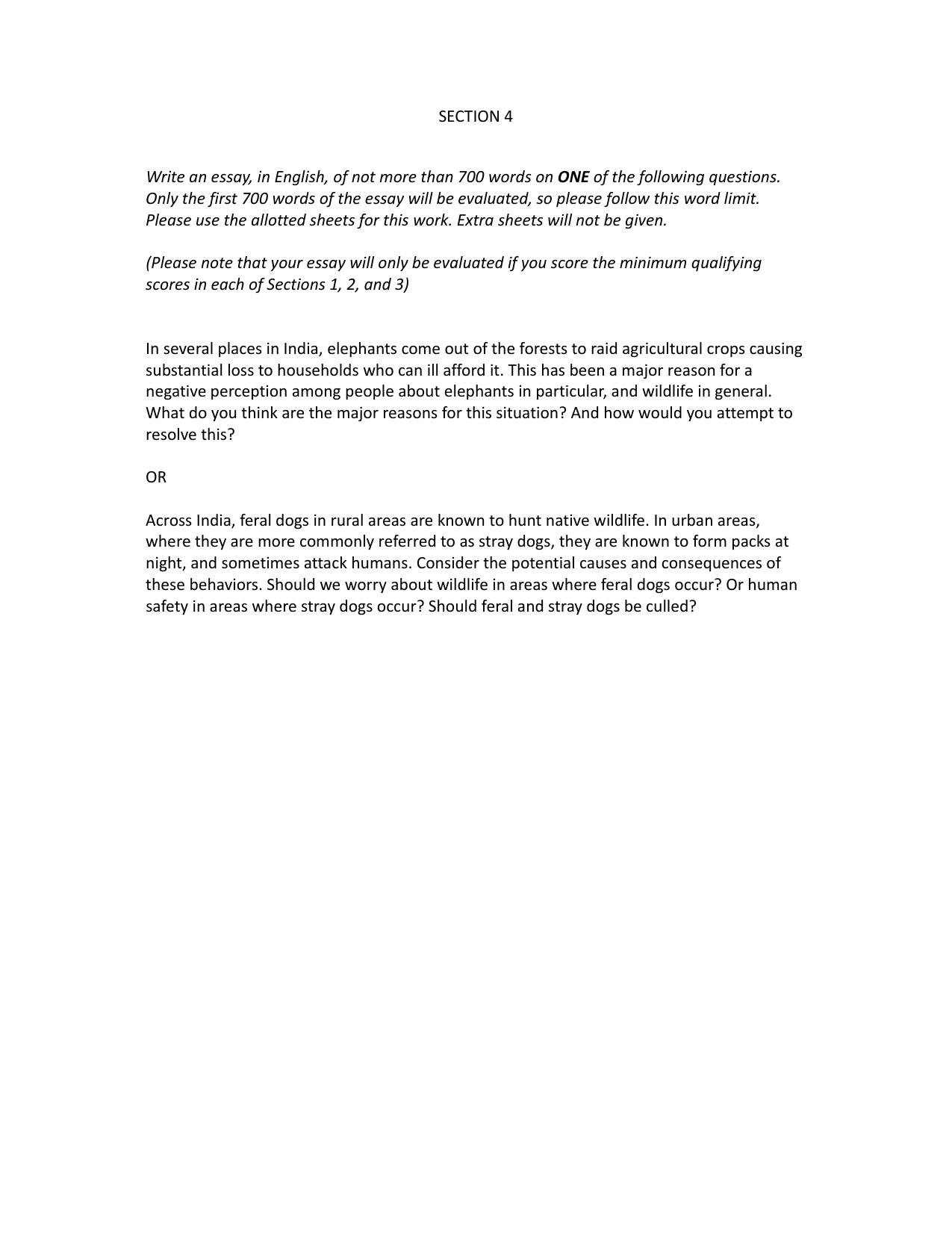 JGEEBILS Wildlife Biology & Conservation Question Paper 2016 - Page 22